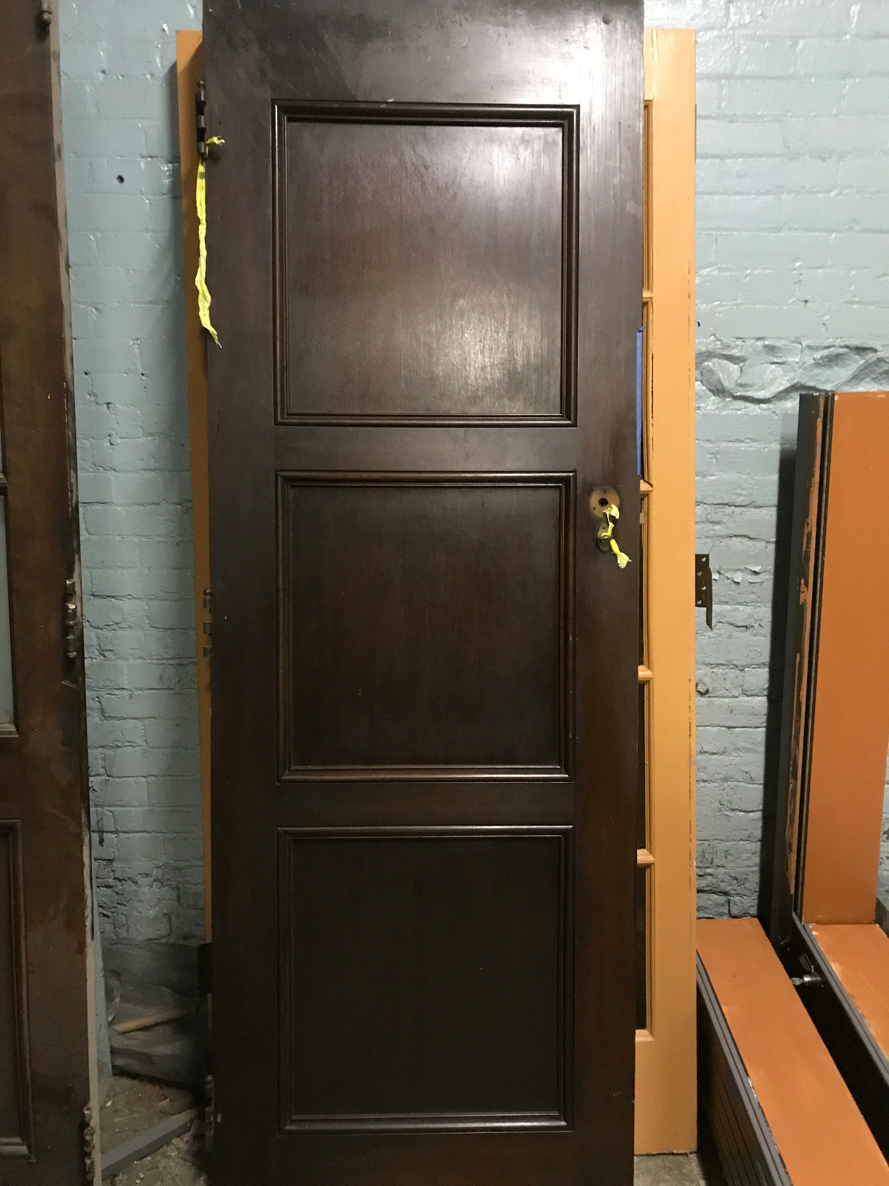 Wood Door Three Panel  “Managing Director”