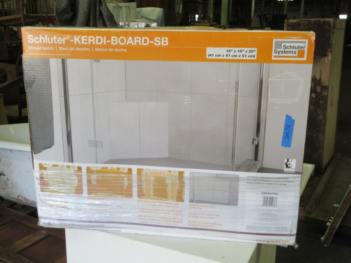 Schluter Kerdi Board Shower Corner Bench Rebuilders Xchange