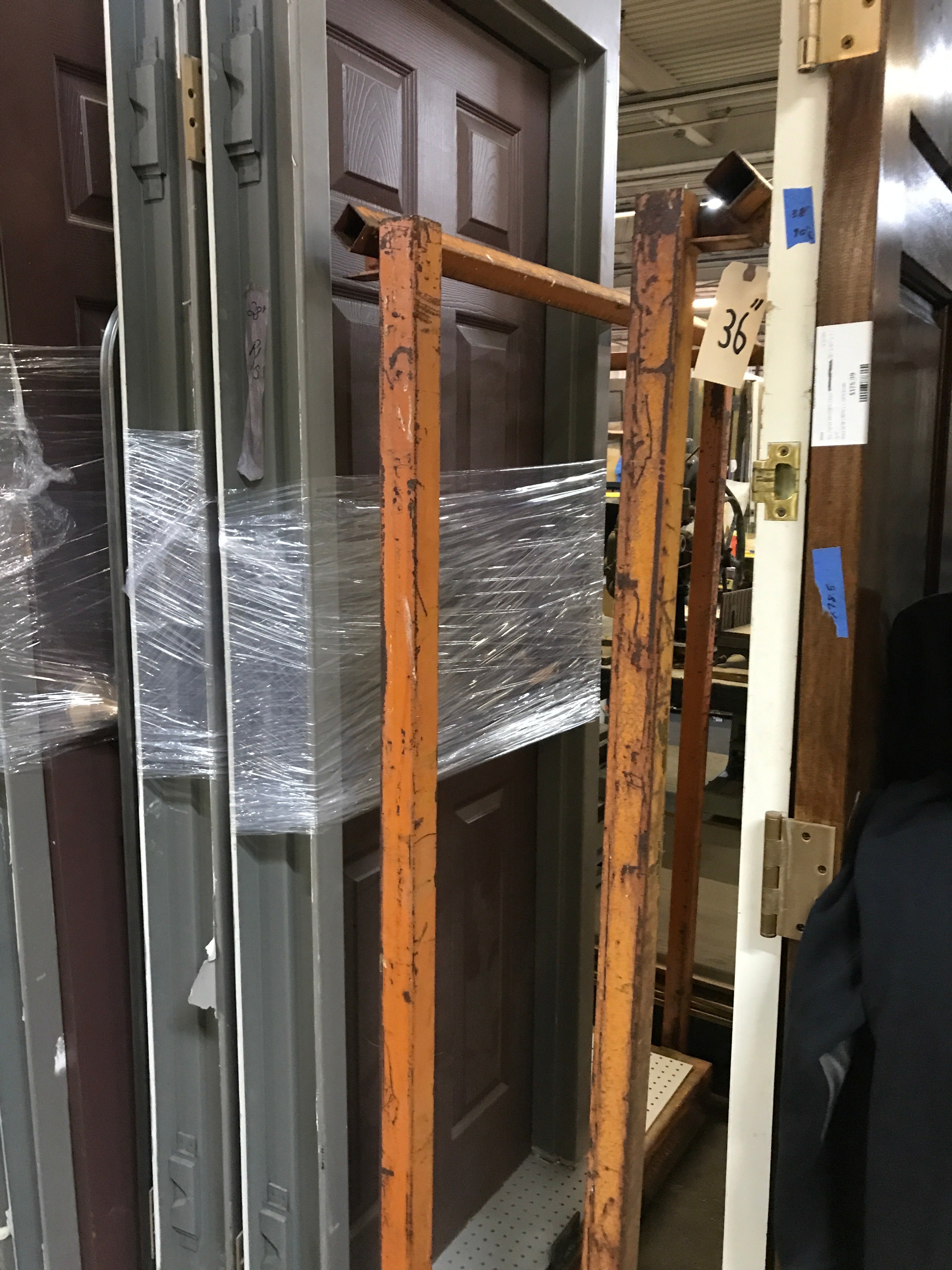 Door with Metal Jamb R/O 34"