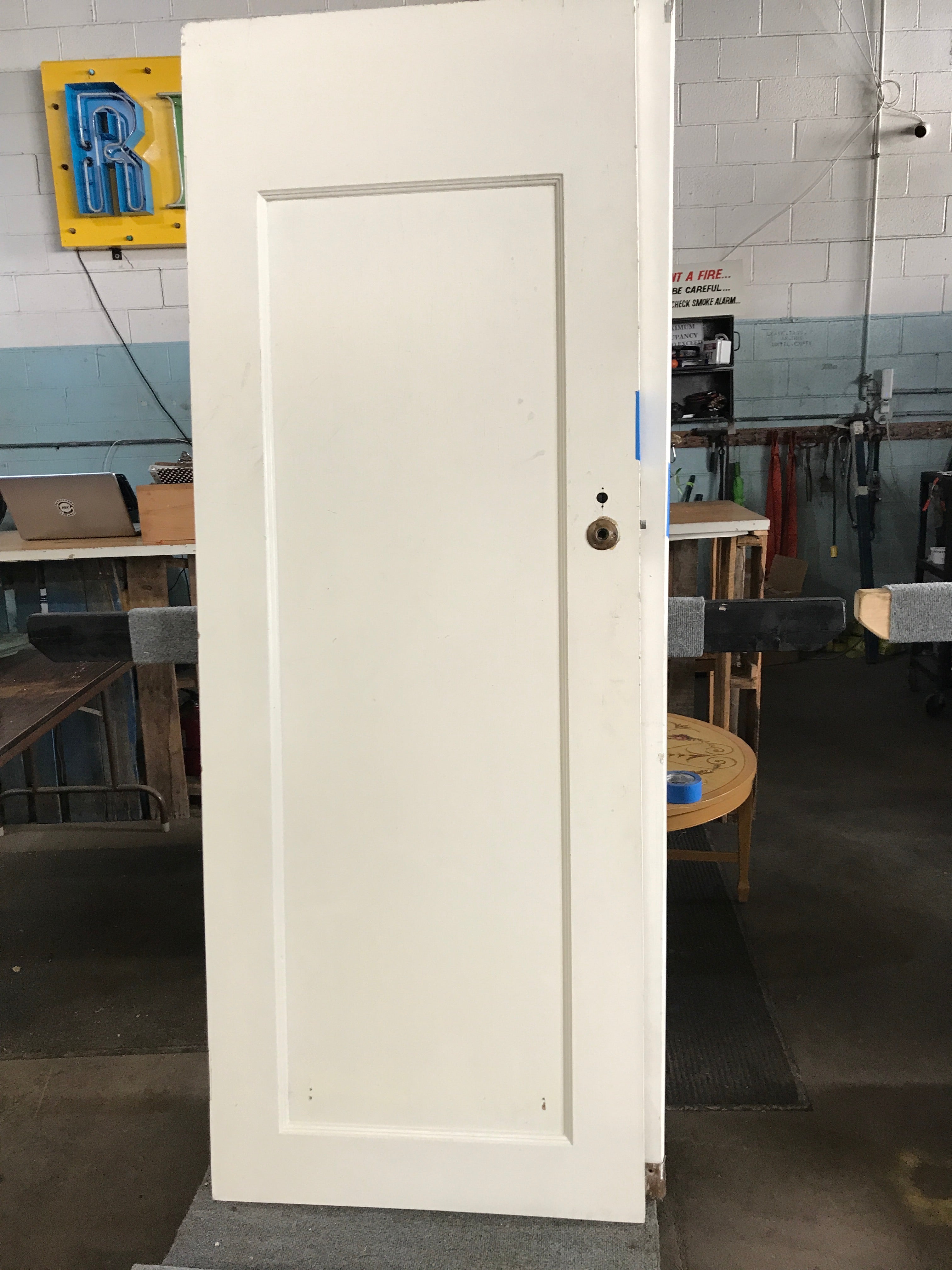 Wood Door Single Panel 29 3/4" x 80" x 1 3/8"