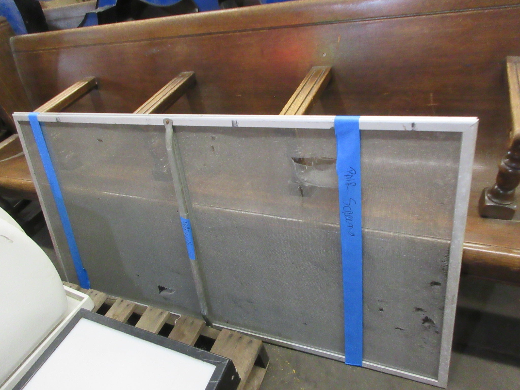 Set of 2 Screens 28 1/2" x 56 1/2" Aluminum Frame