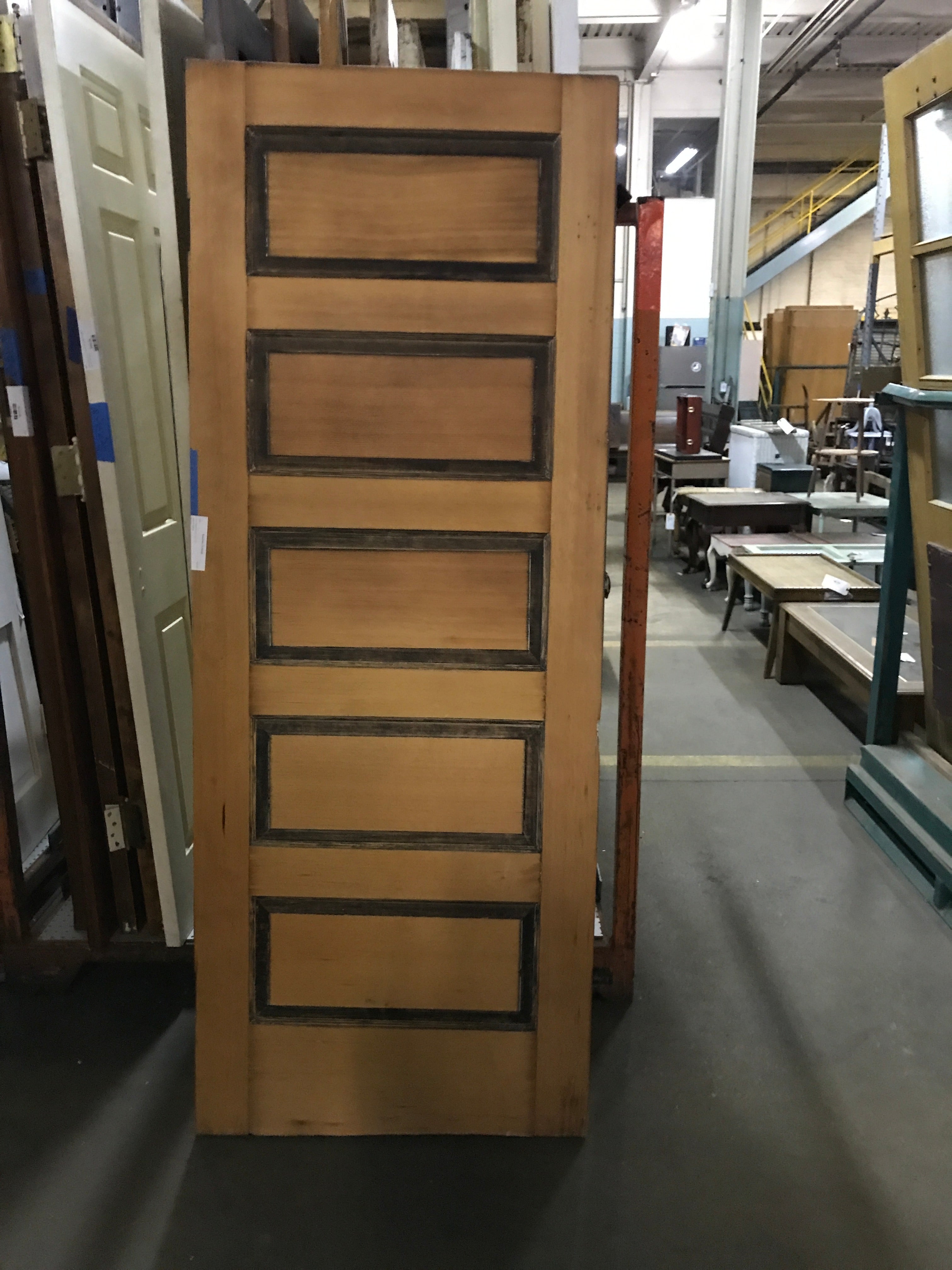Five Panel Wood Door 30"