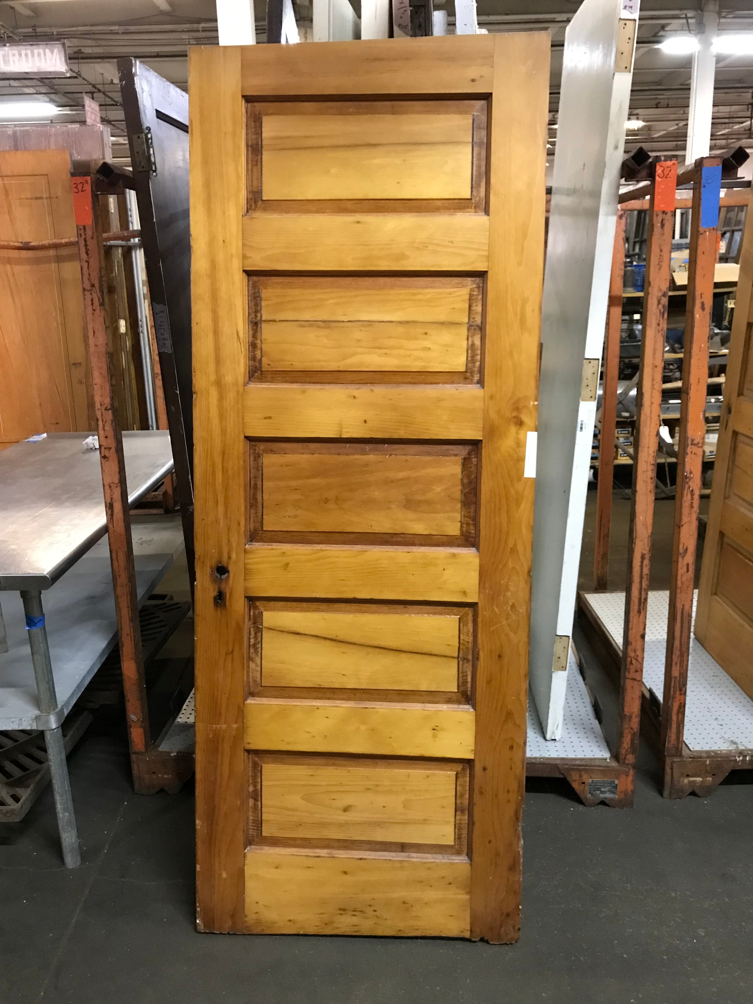 Five Panel Wood Door 29 3/4"