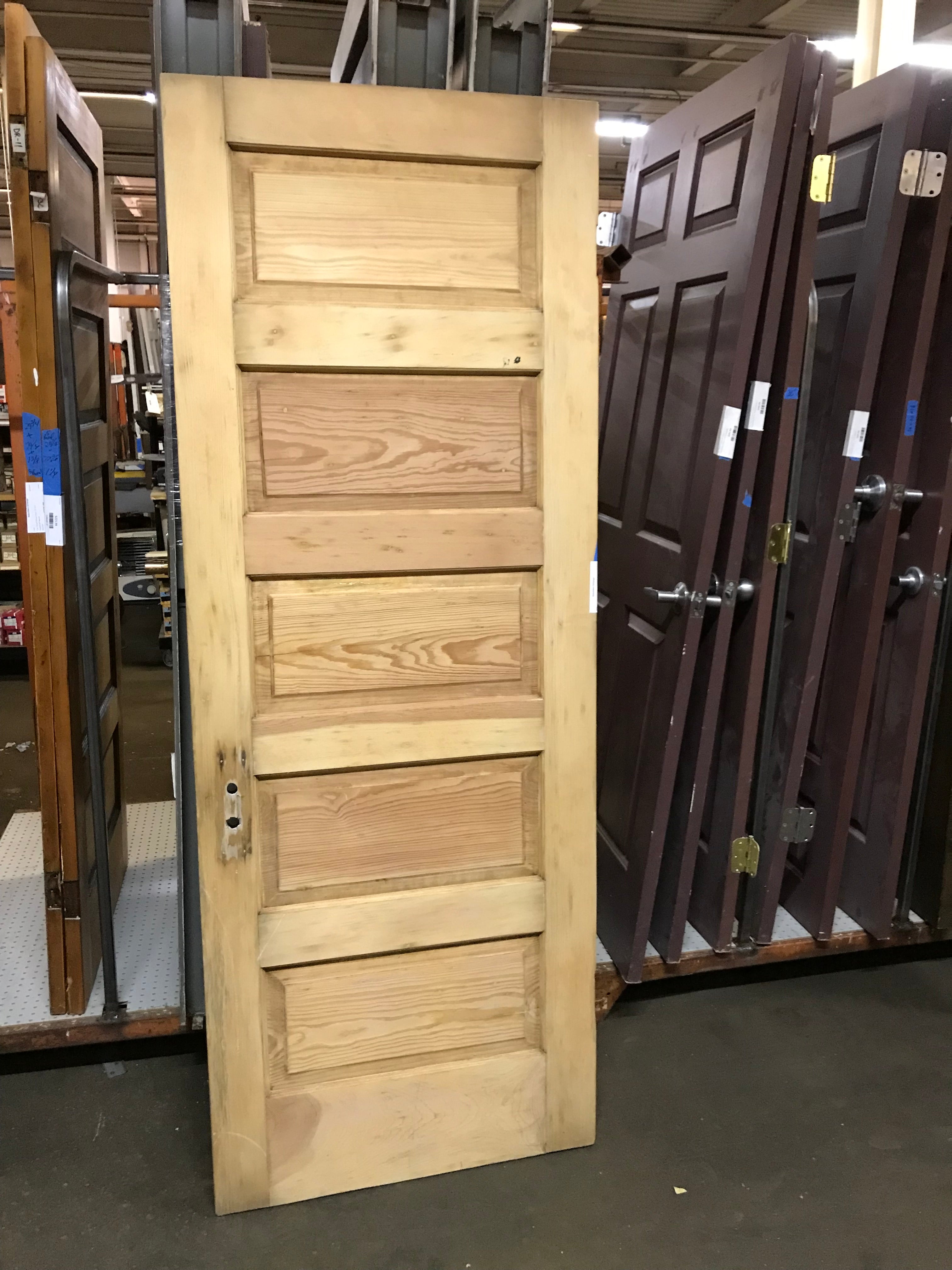 Five Panel Wood Door 29 3/4"