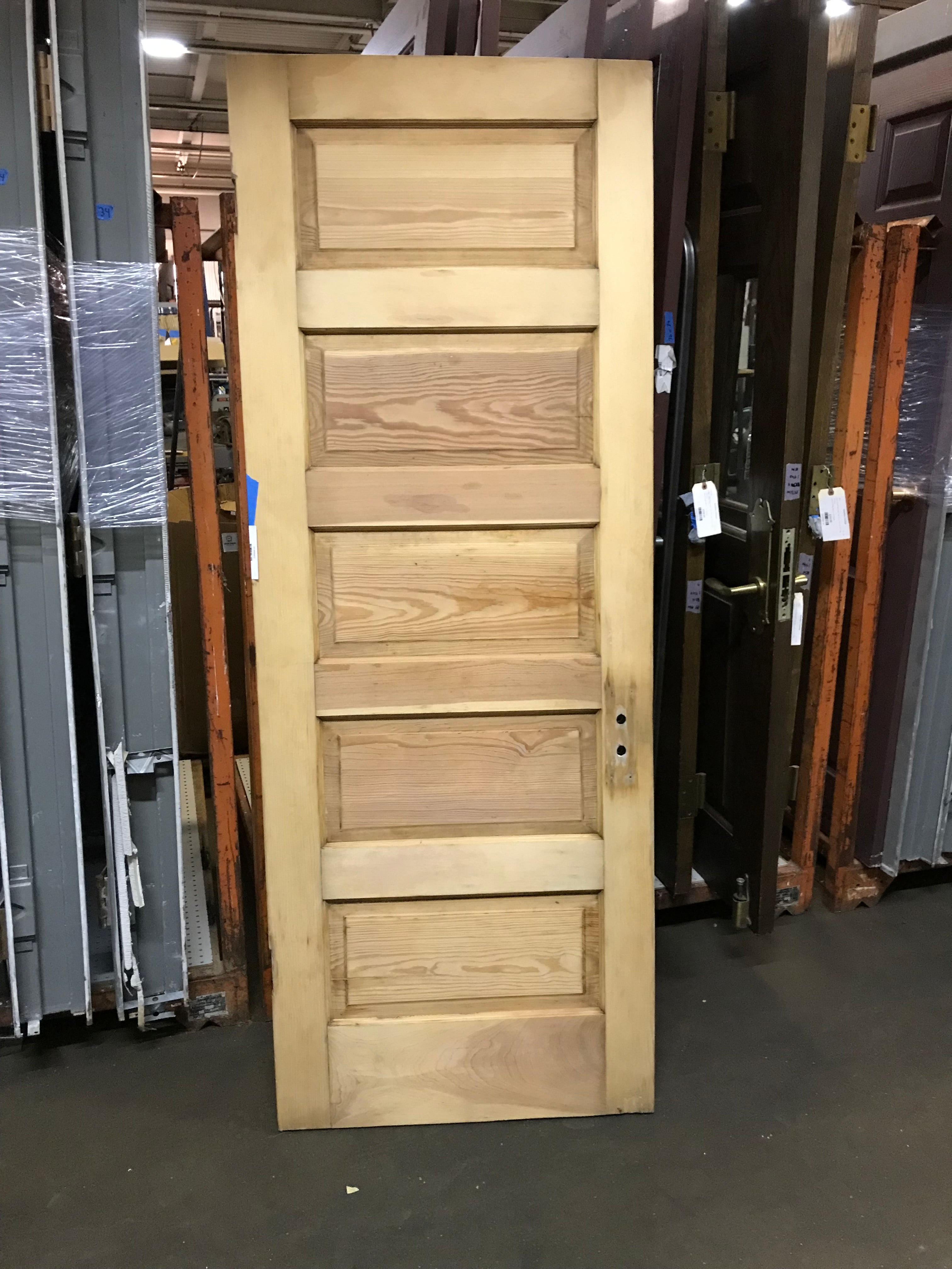 Five Panel Wood Door 29 3/4"