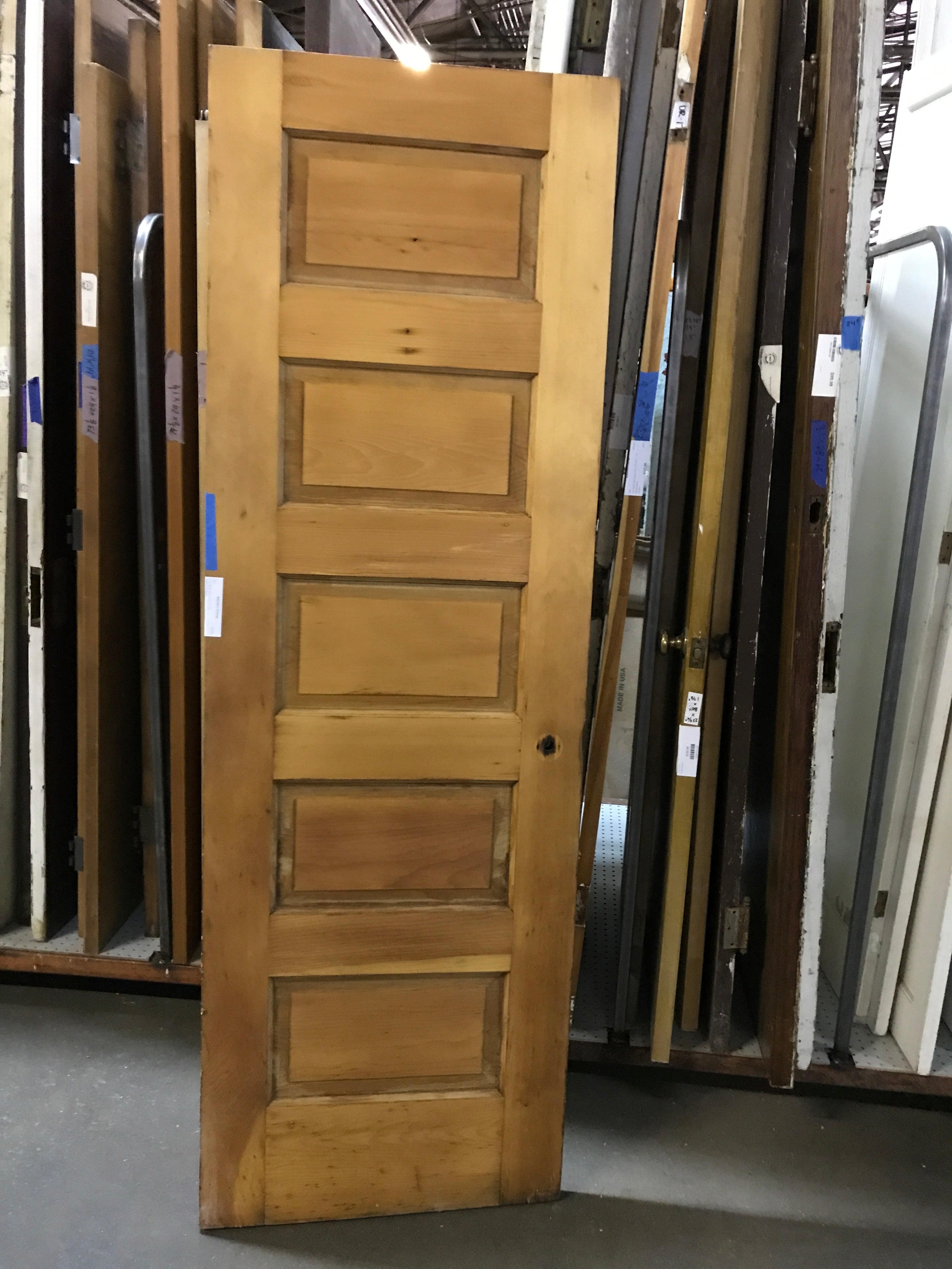 Five Panel Wood Door 25 7/8
