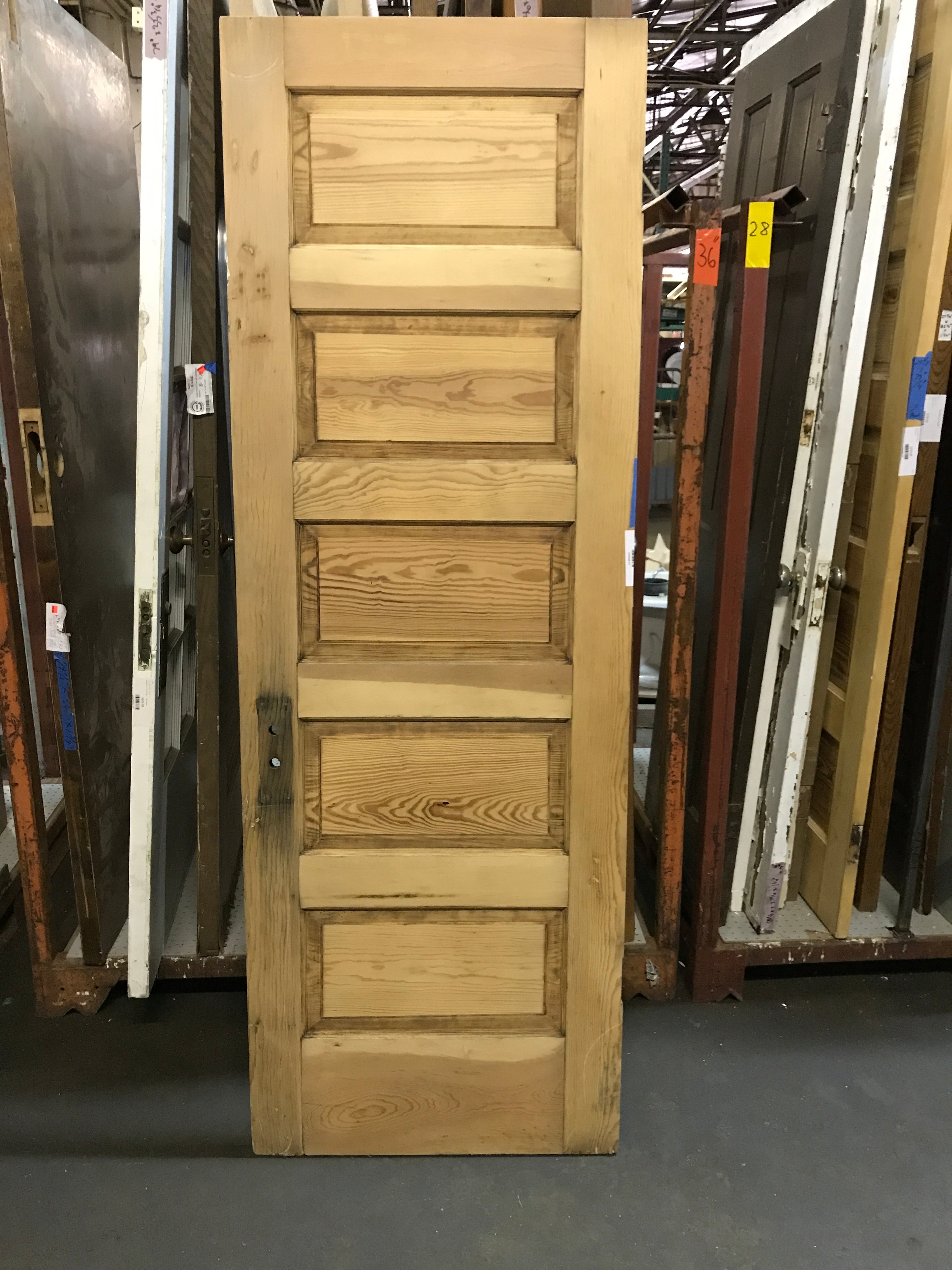 Five Panel Wood Door 27 3/4"