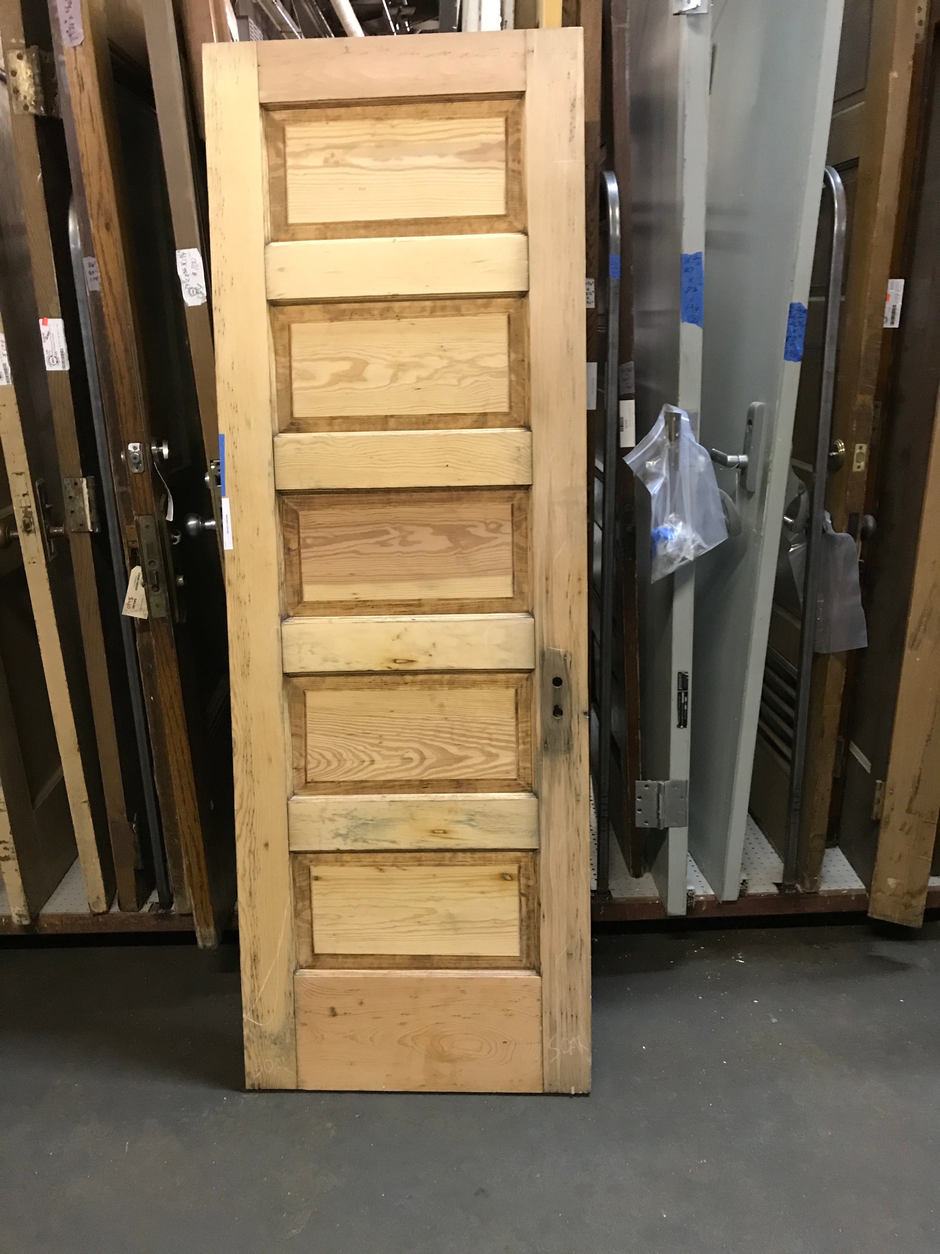 Five Panel Wood Door 27 3/4"