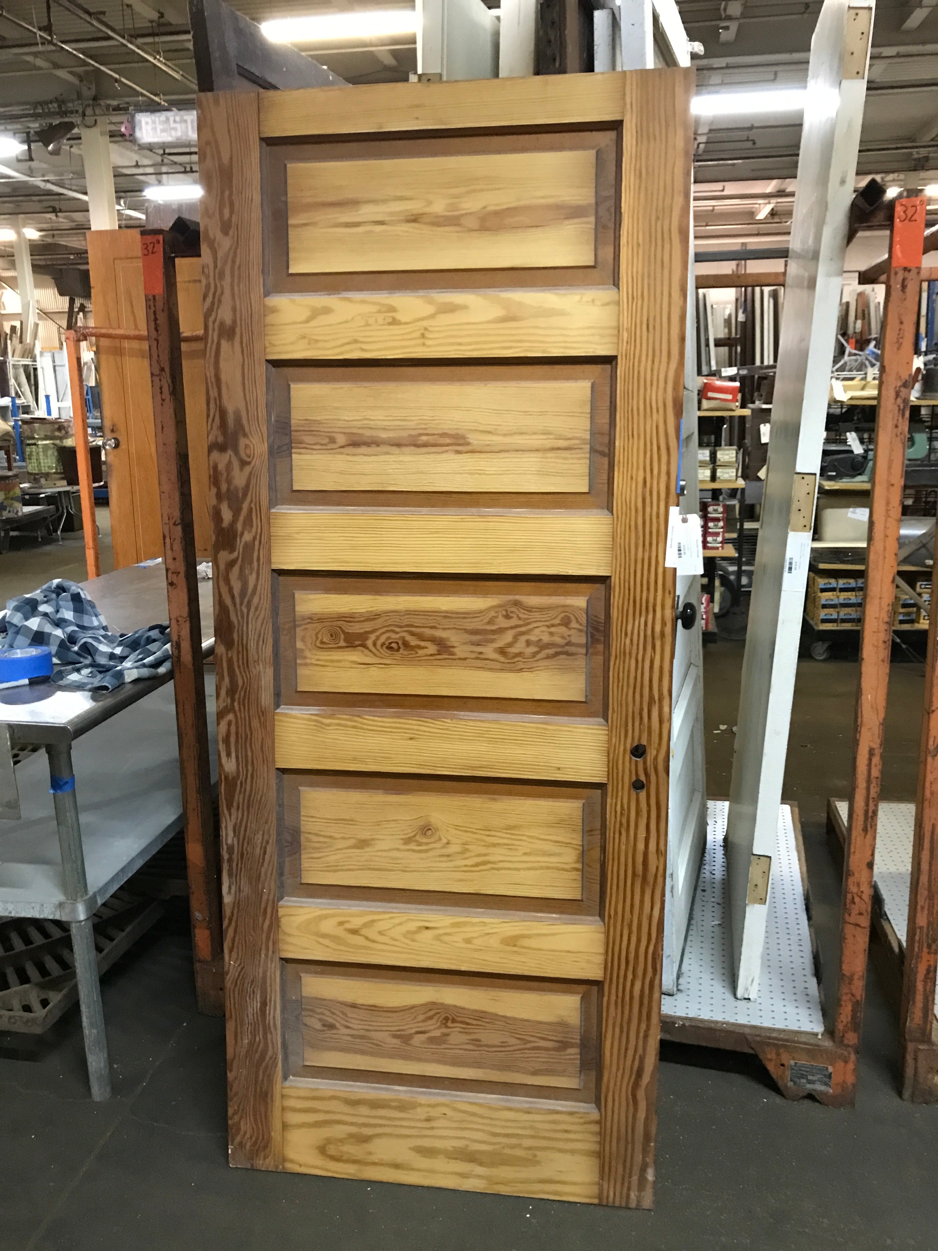 Wood Five Panel Door 32"