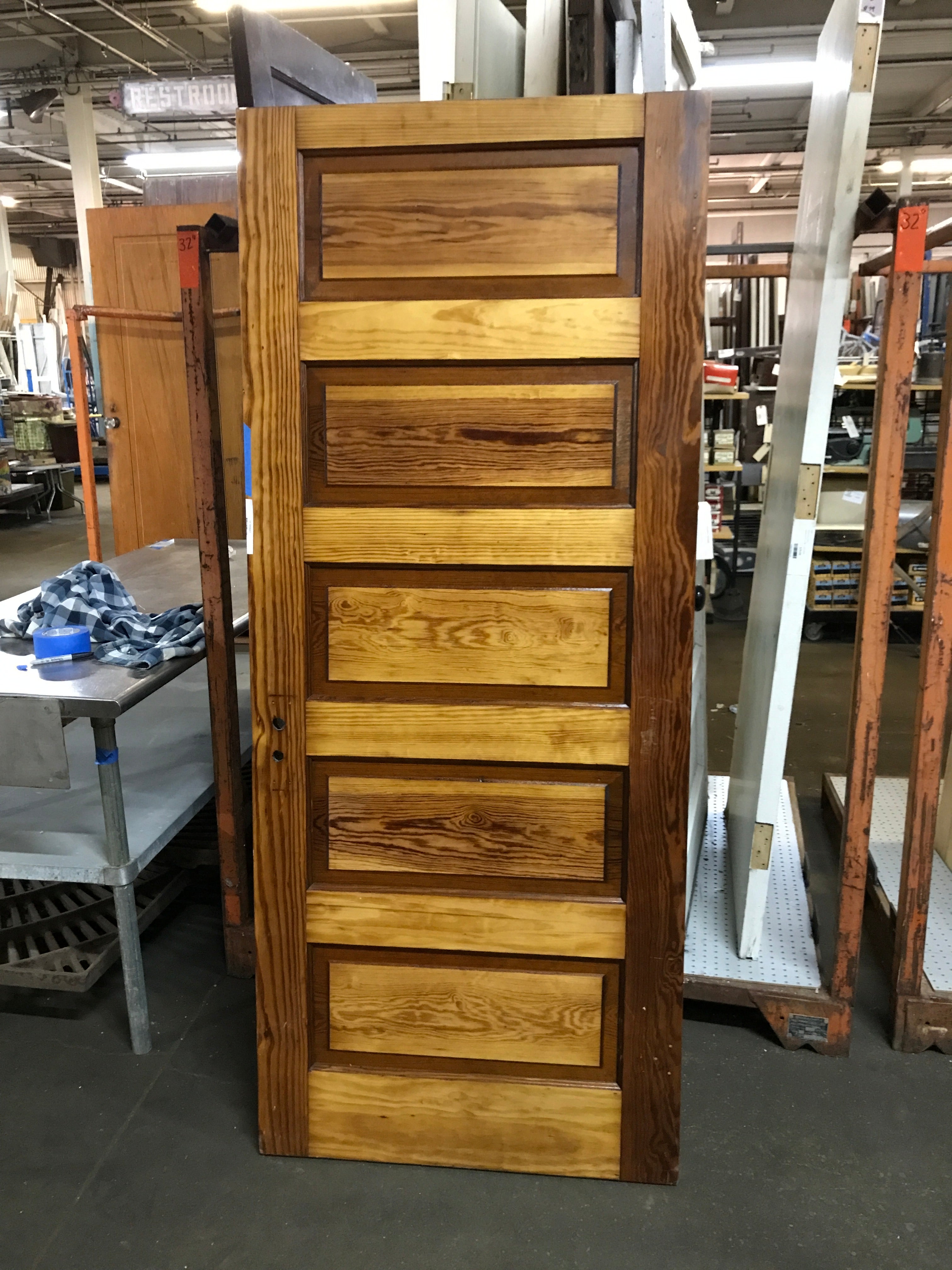 Wood Five Panel Door 32"