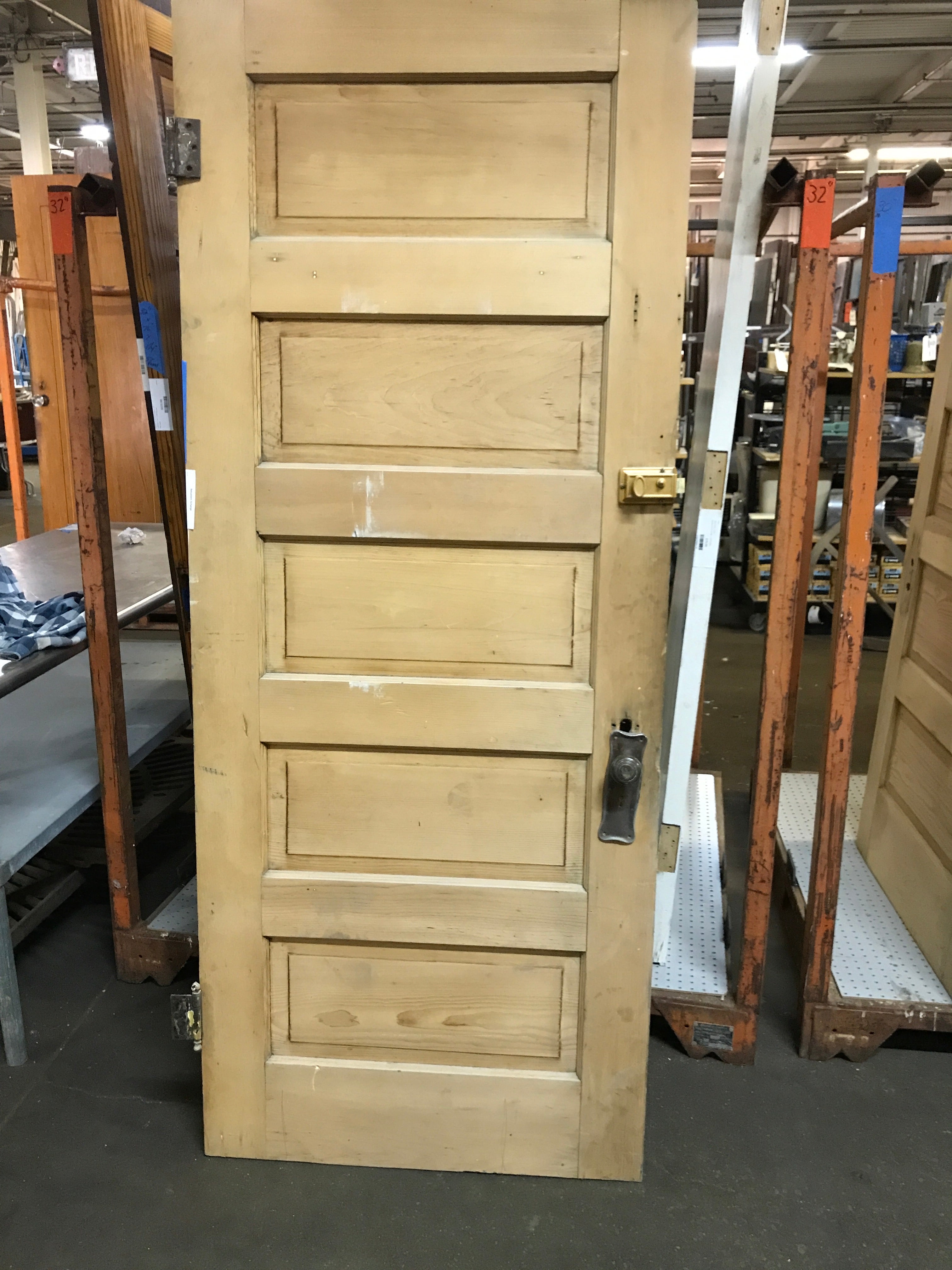 Five Panel Wood Door 32"
