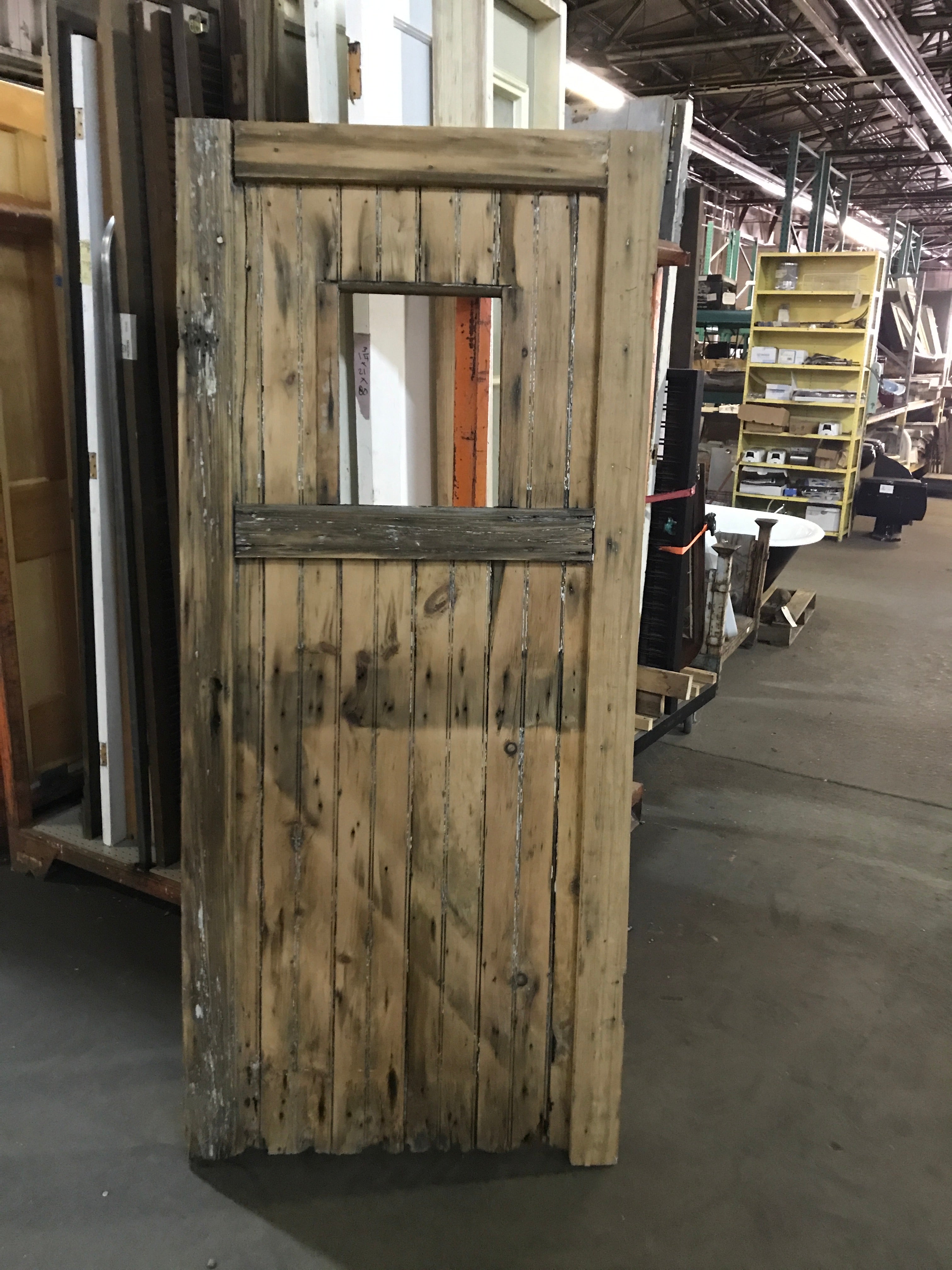 Wood industrial Door 32” x 72” x 2 7/8”