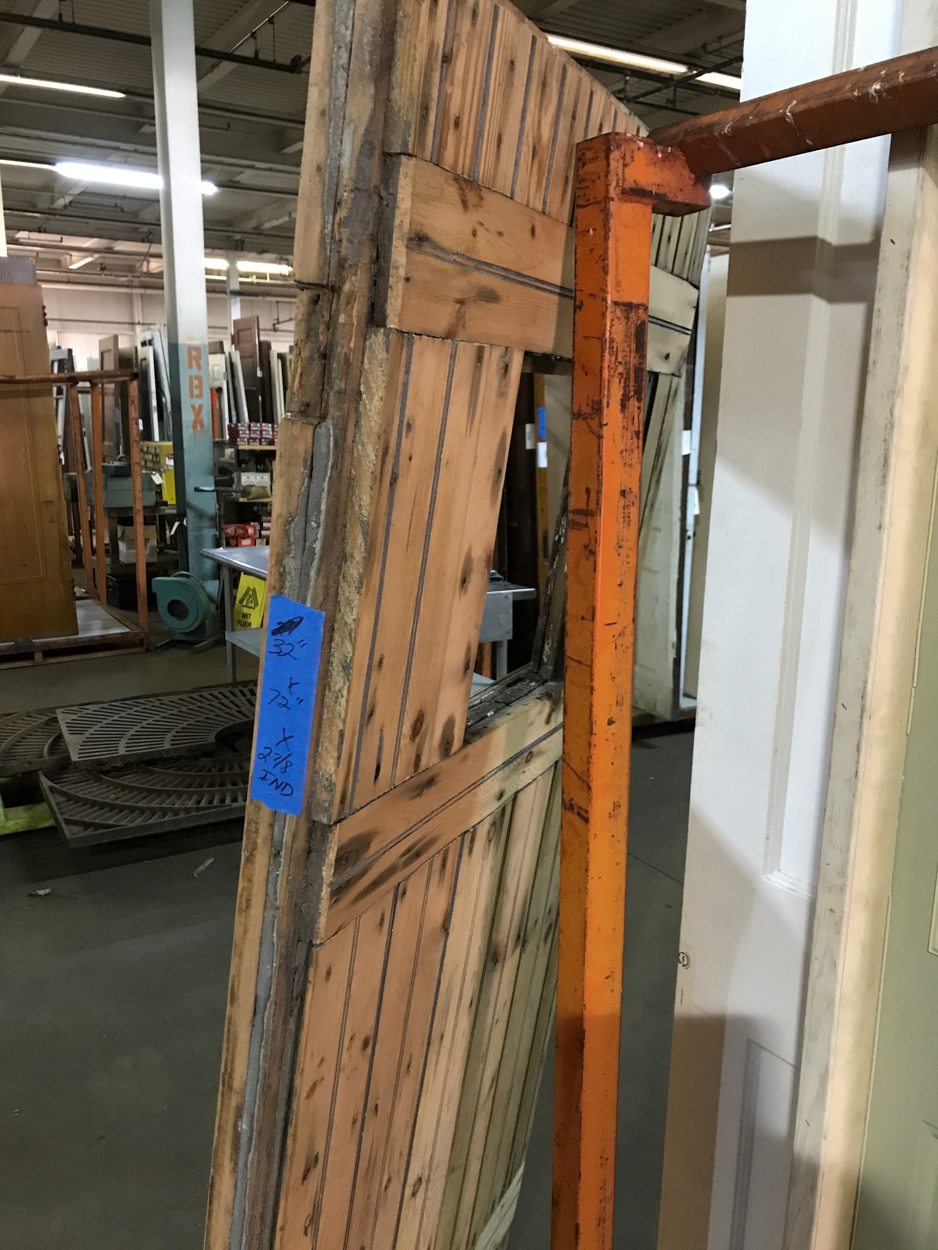 Wood industrial Door 32” x 72” x 2 7/8”