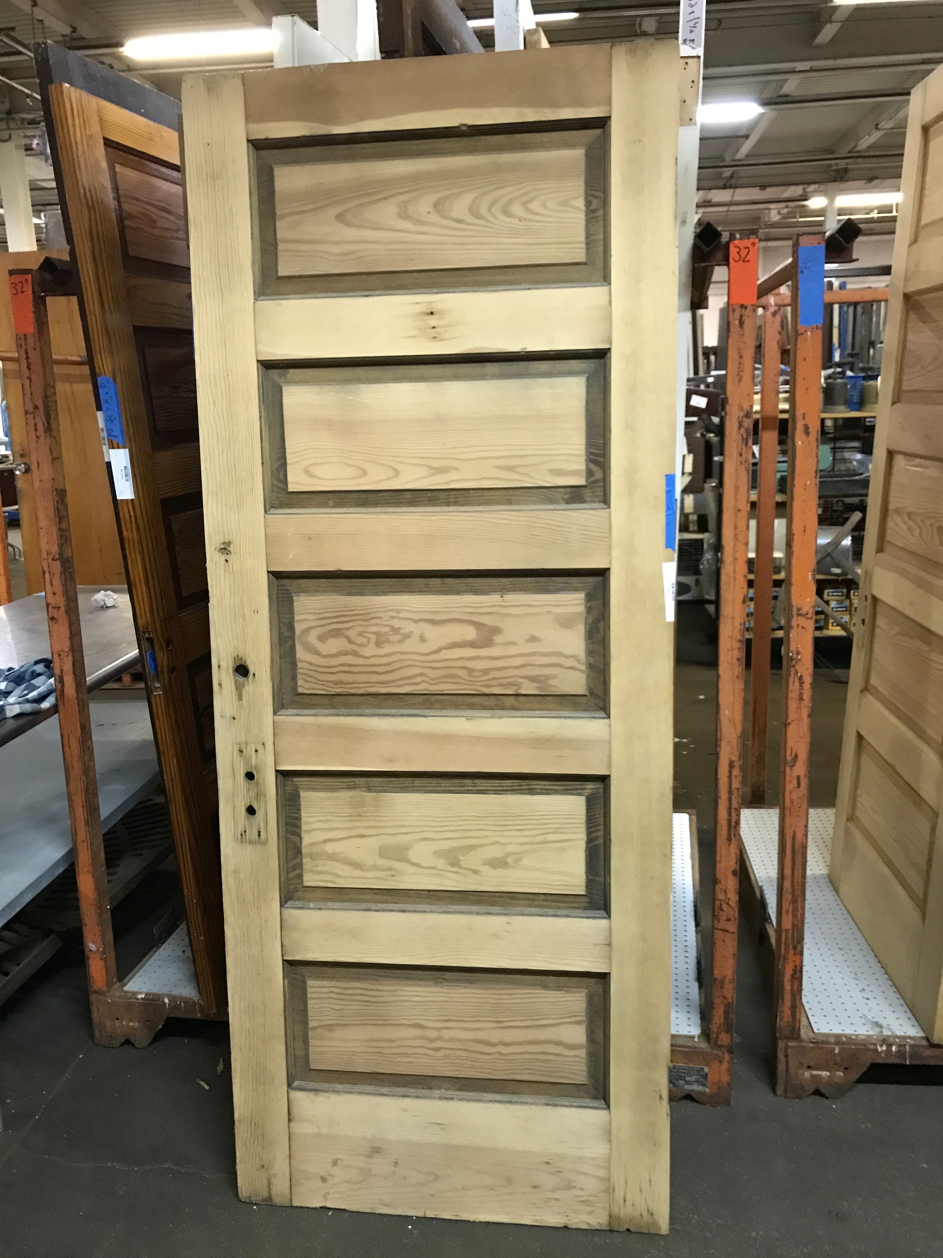 Five Panel Wood Door 31 3/4"