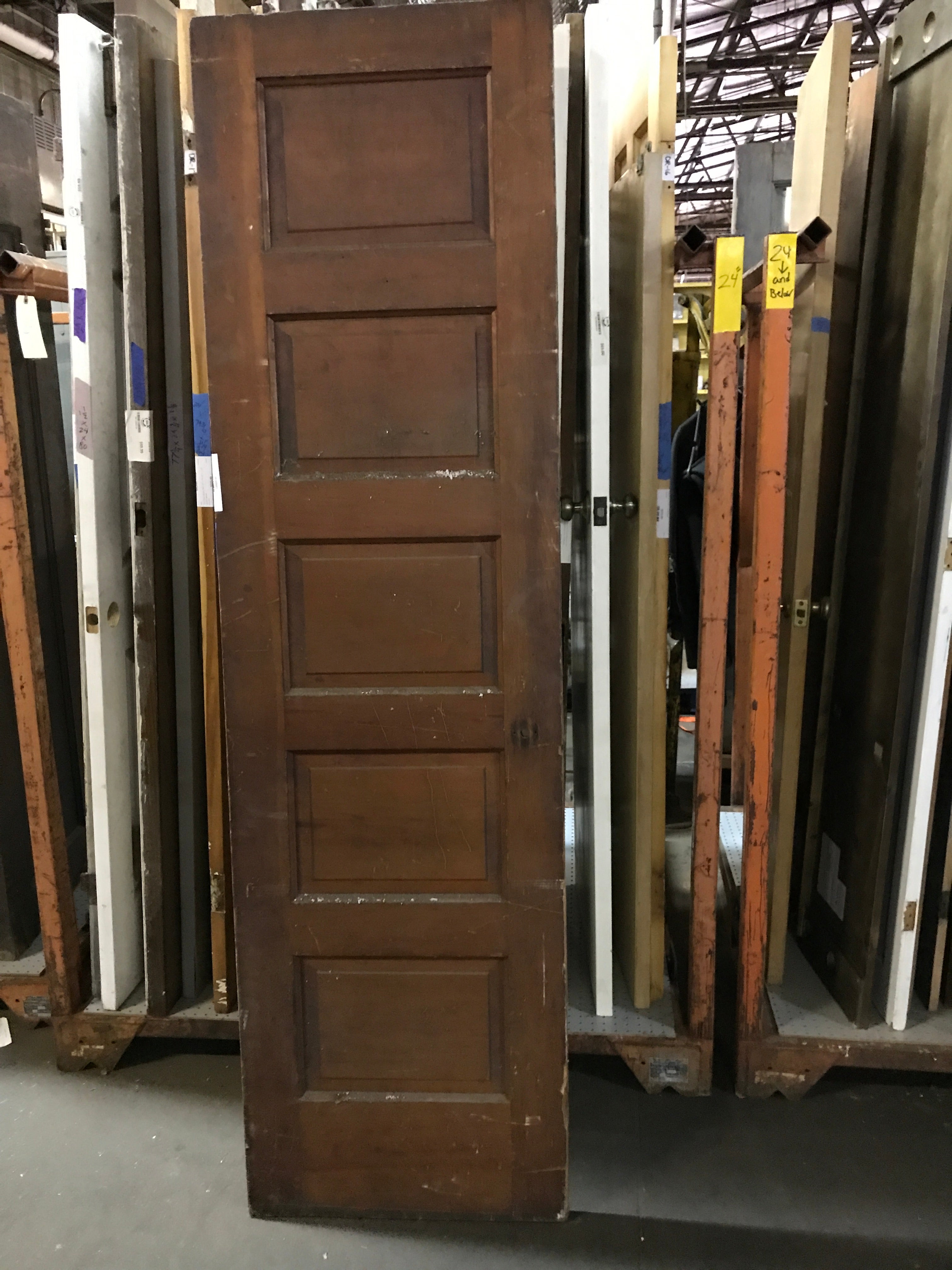 Five Panel Wood Door 23 5/8"