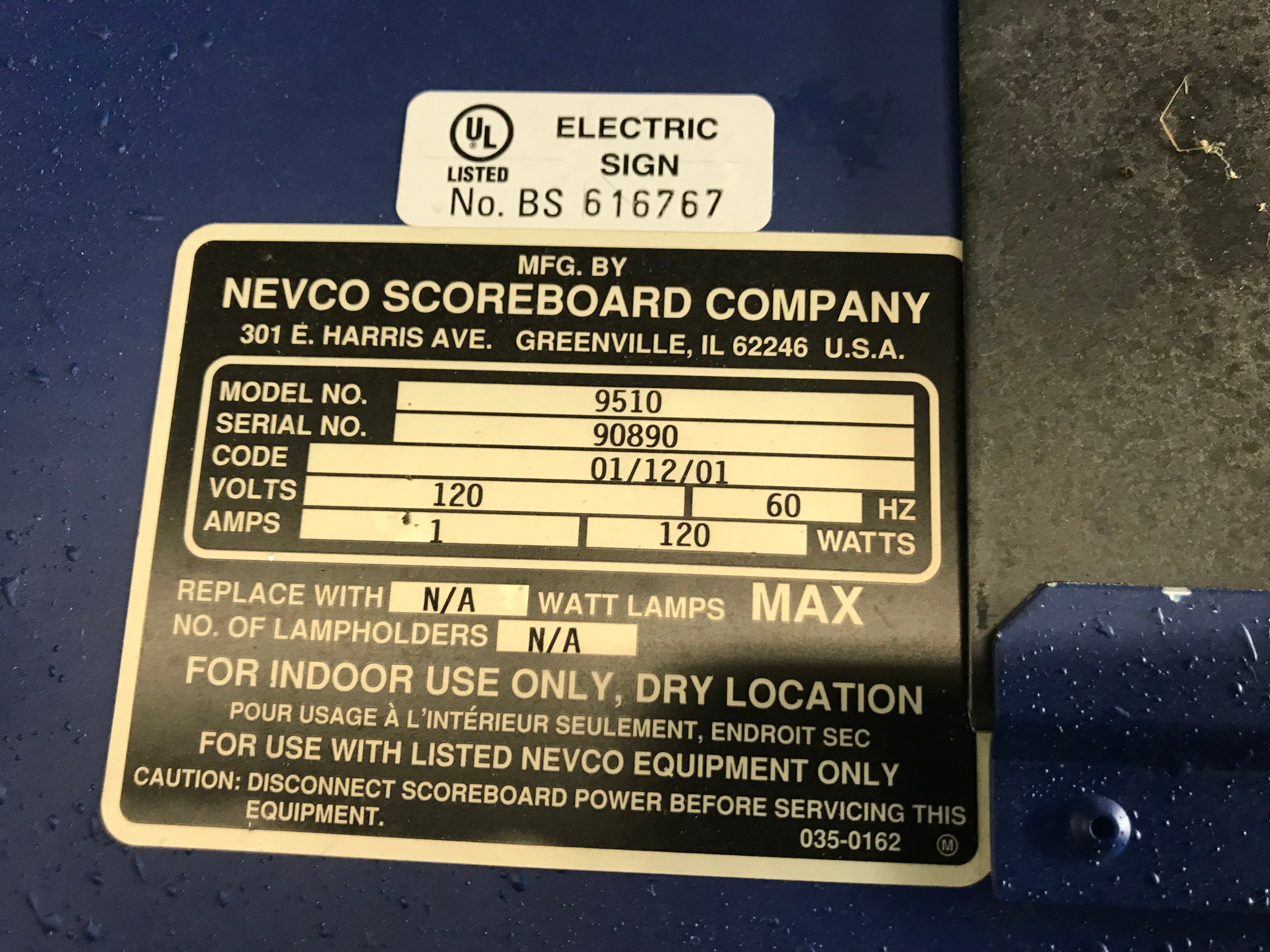 Nevco Timed Scoreboard