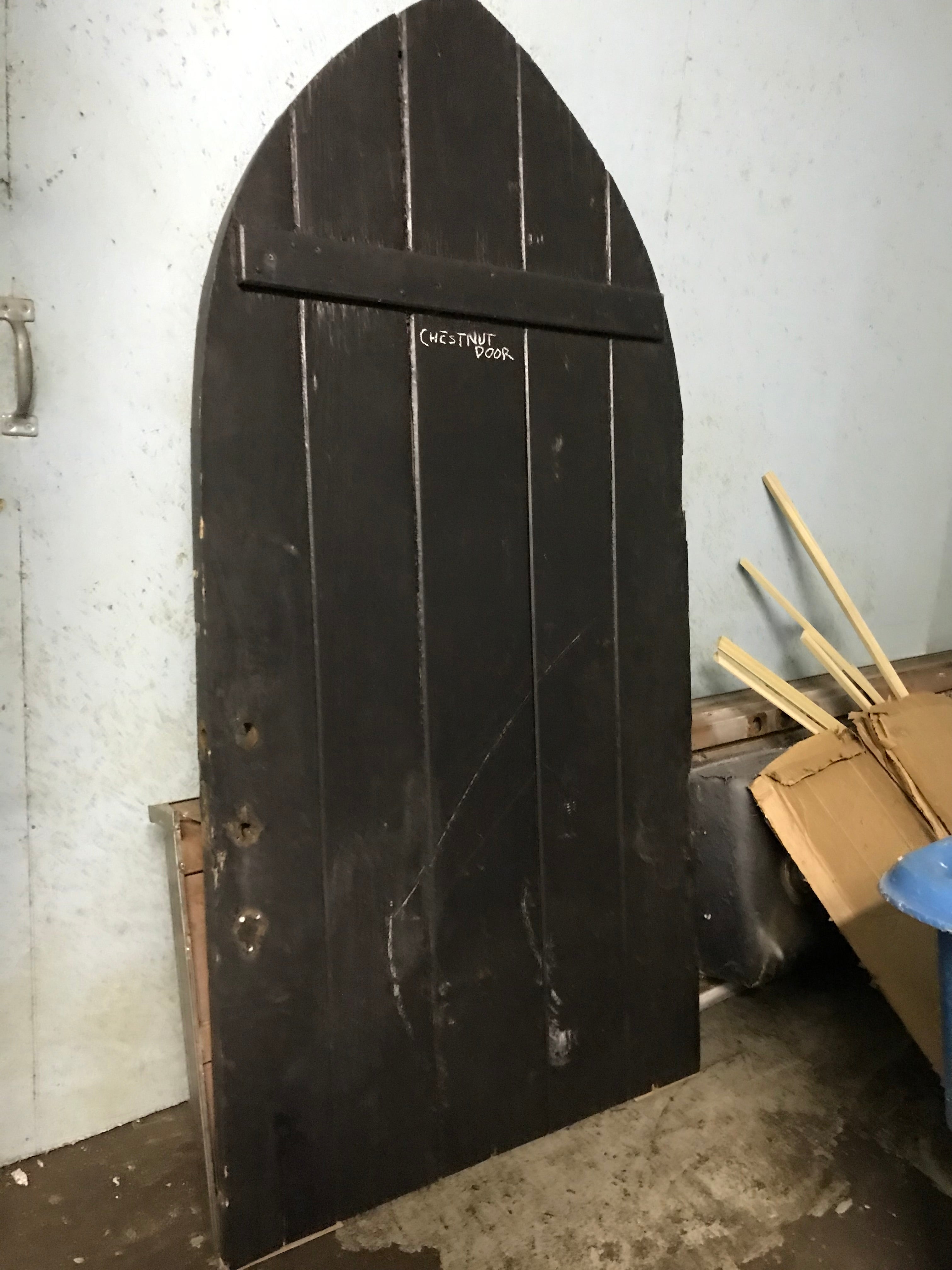 Wood Gothic Style Garden Gate