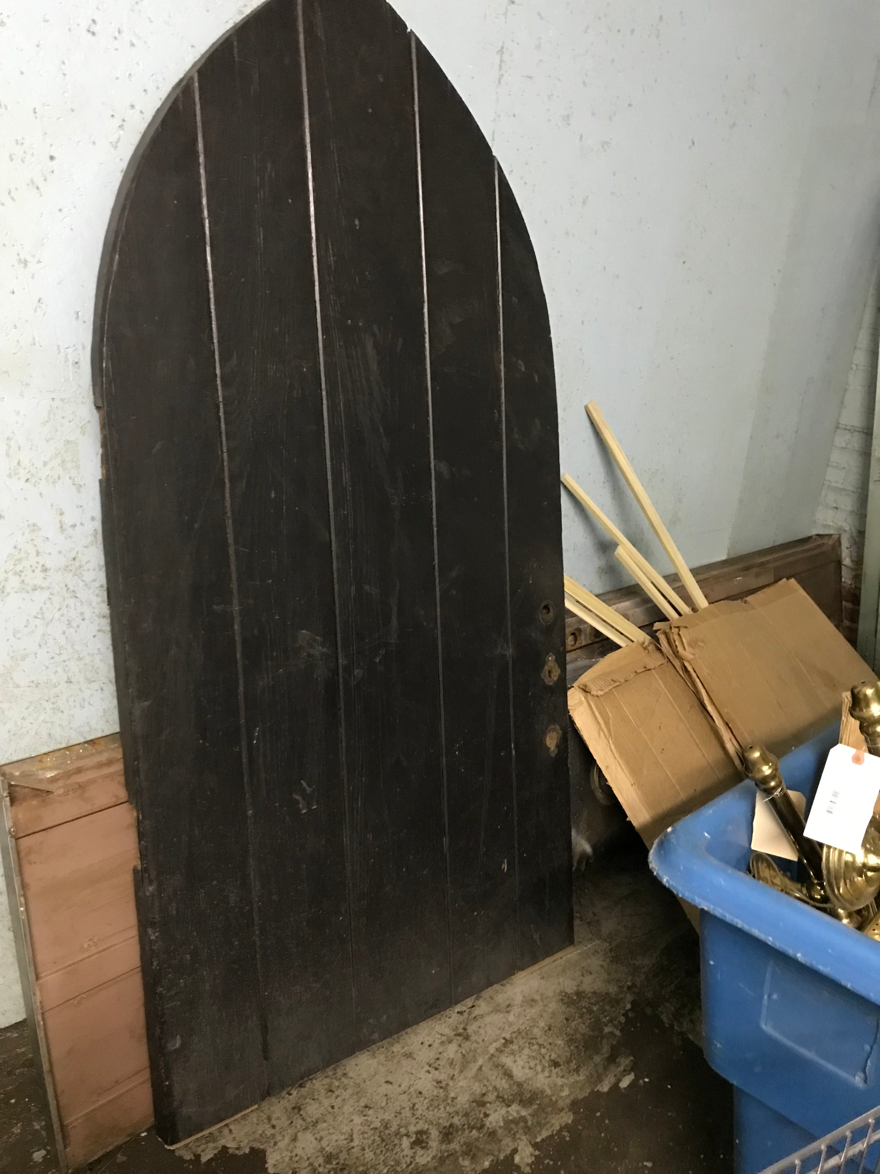 Wood Gothic Style Garden Gate