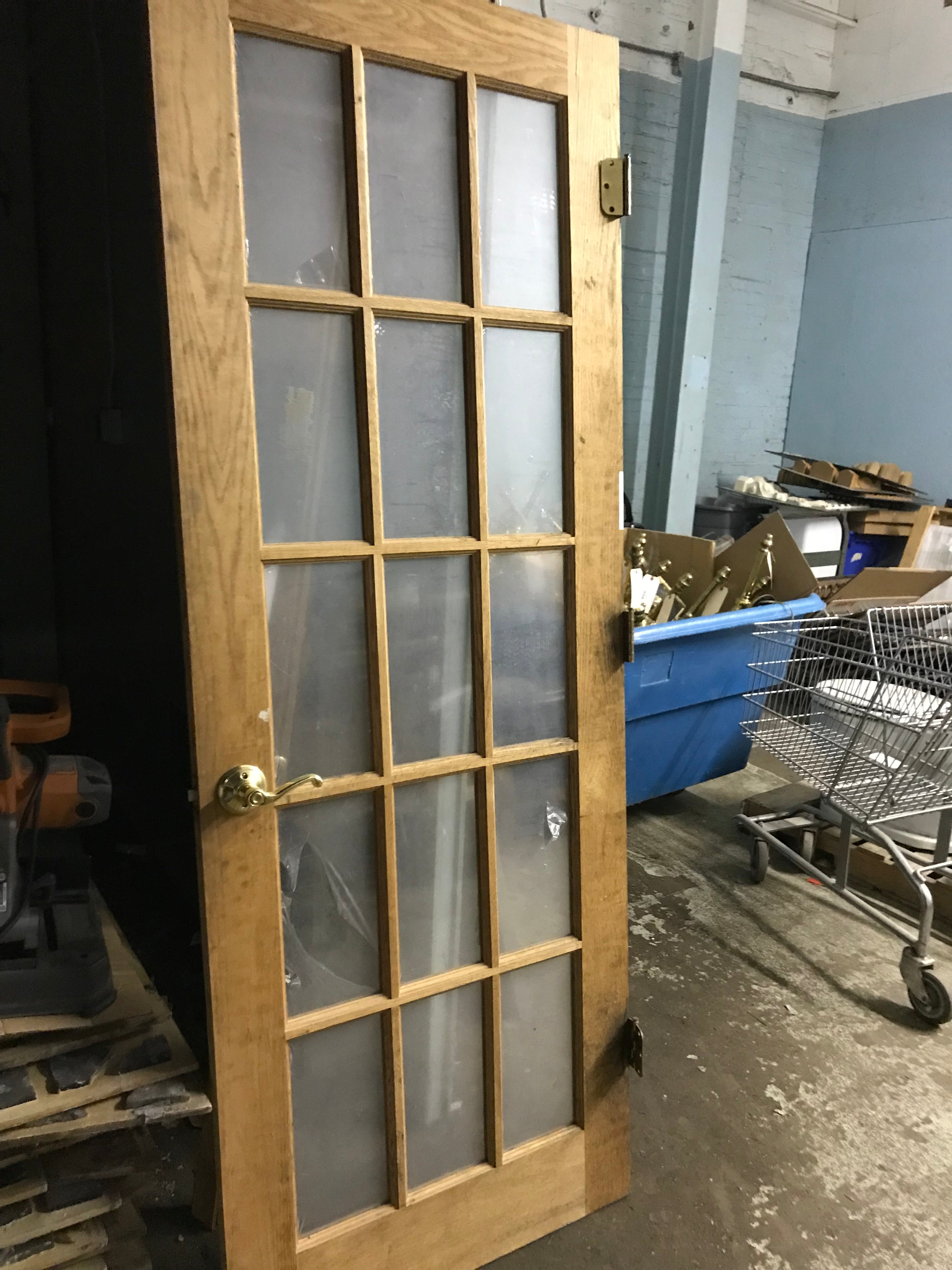 15 Lite Door with Brass Hardware 30"