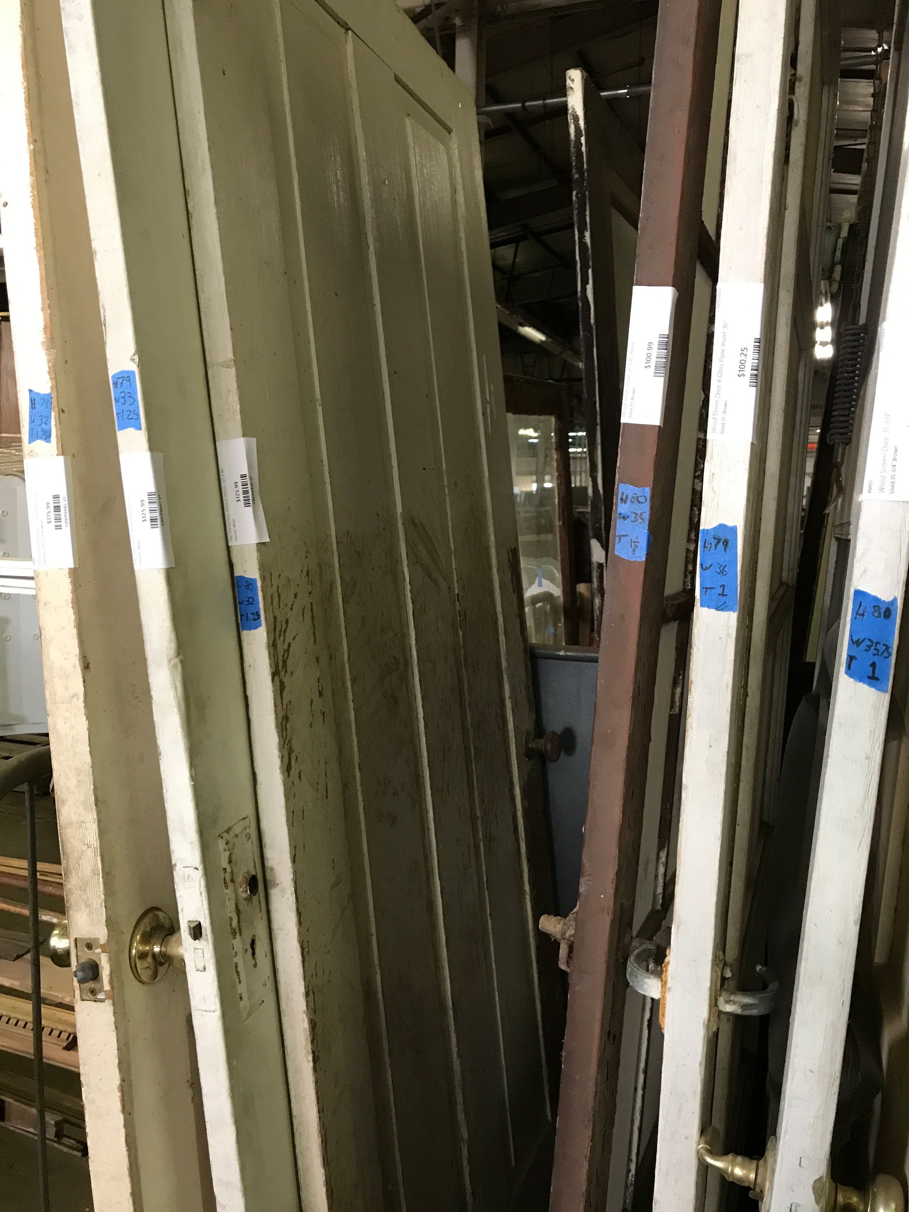 Two Panel Door Vertical Panels- 32" x 80"