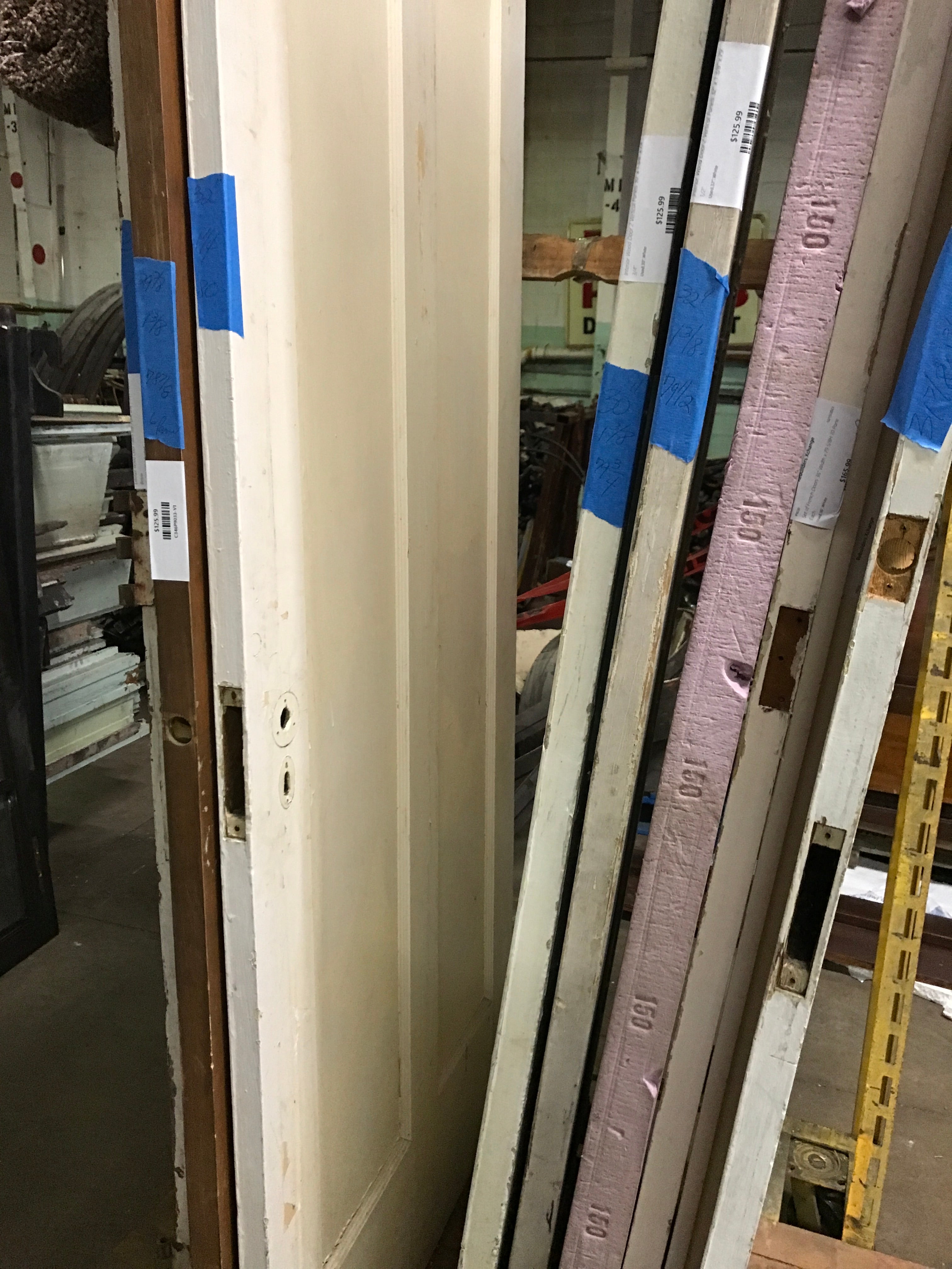 Interior Wood Door 2 Vertical Panels 32" x 1 1/4' x 80"