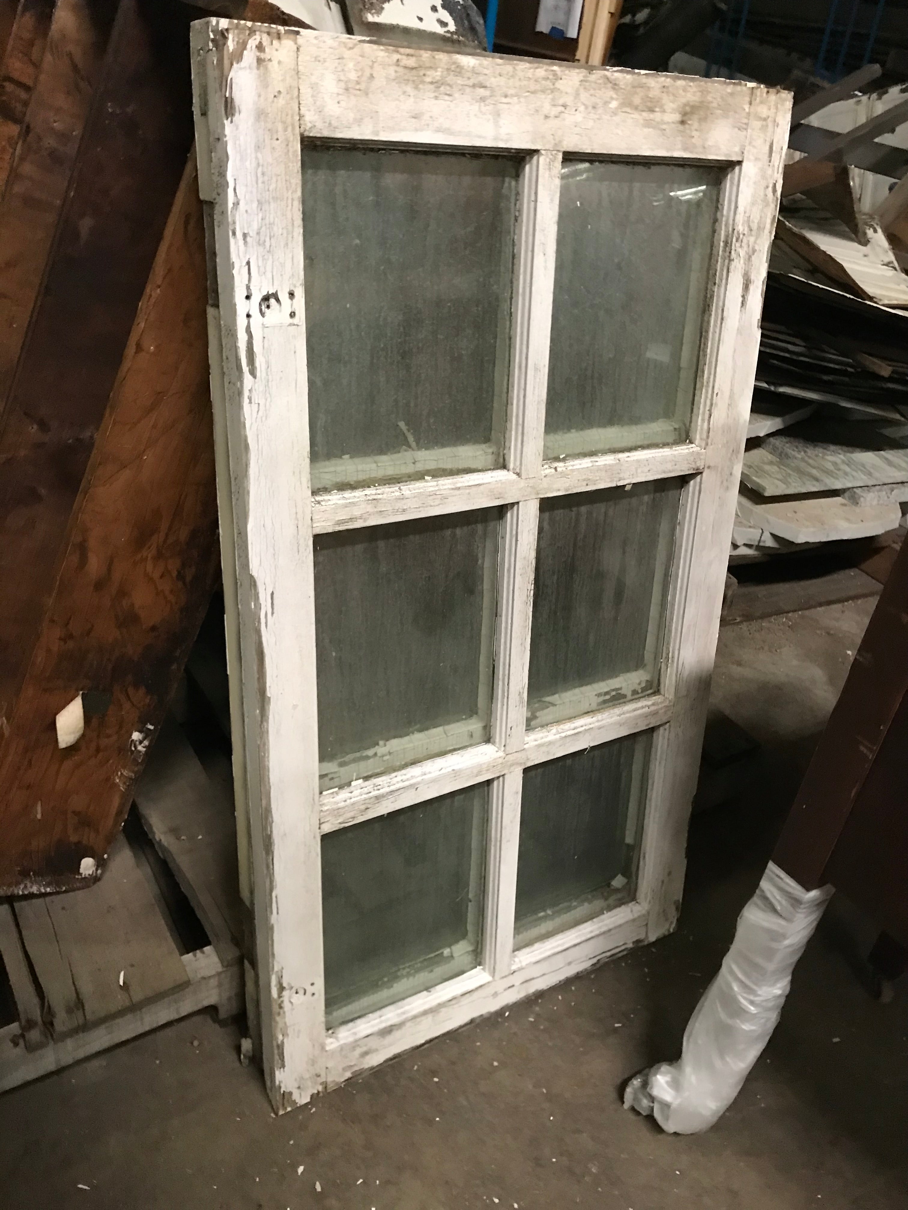 Wood Storm Window  6-Pane 21 1/2" x 37 3/4"