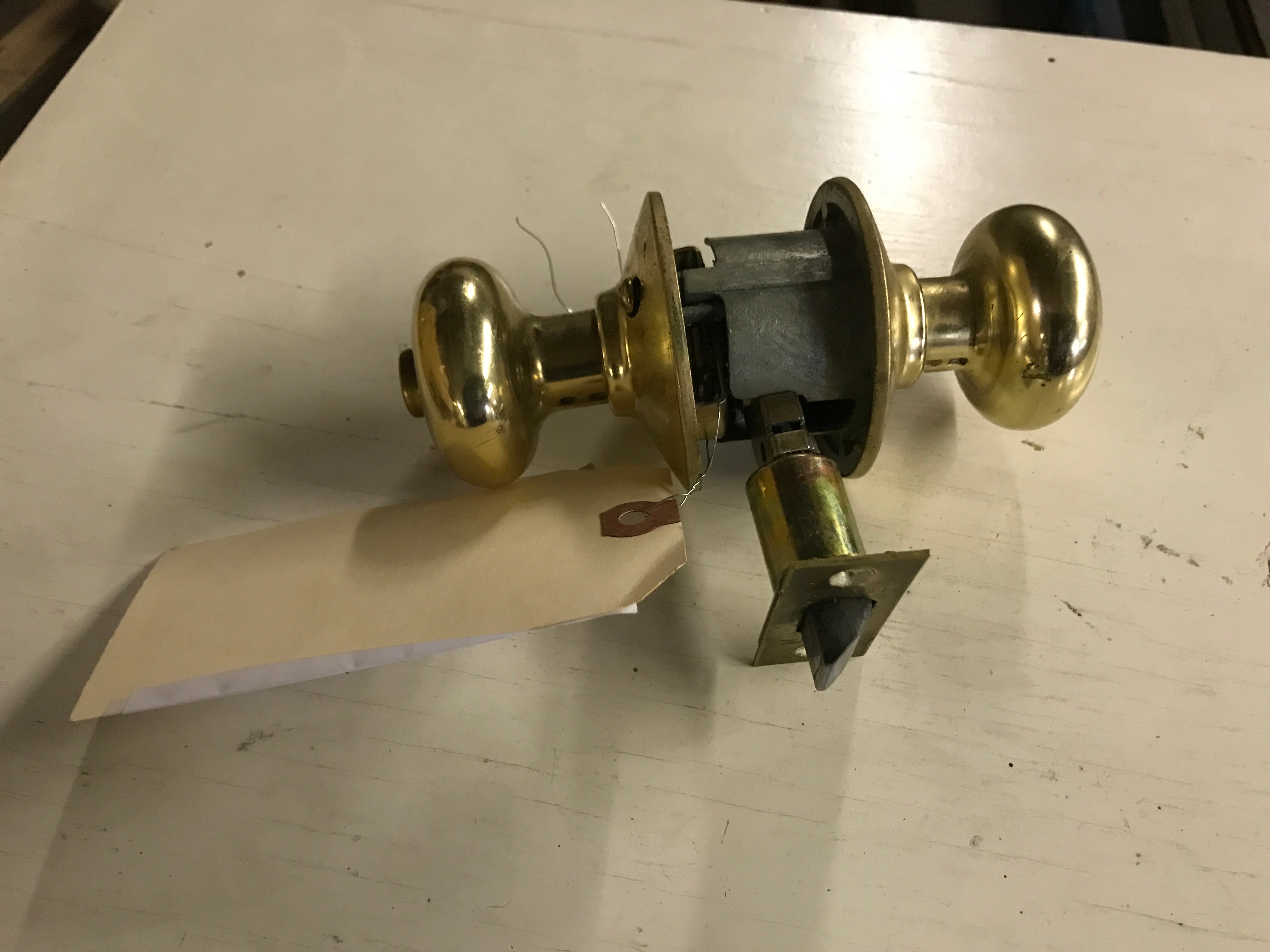 Brass Passage Lockset