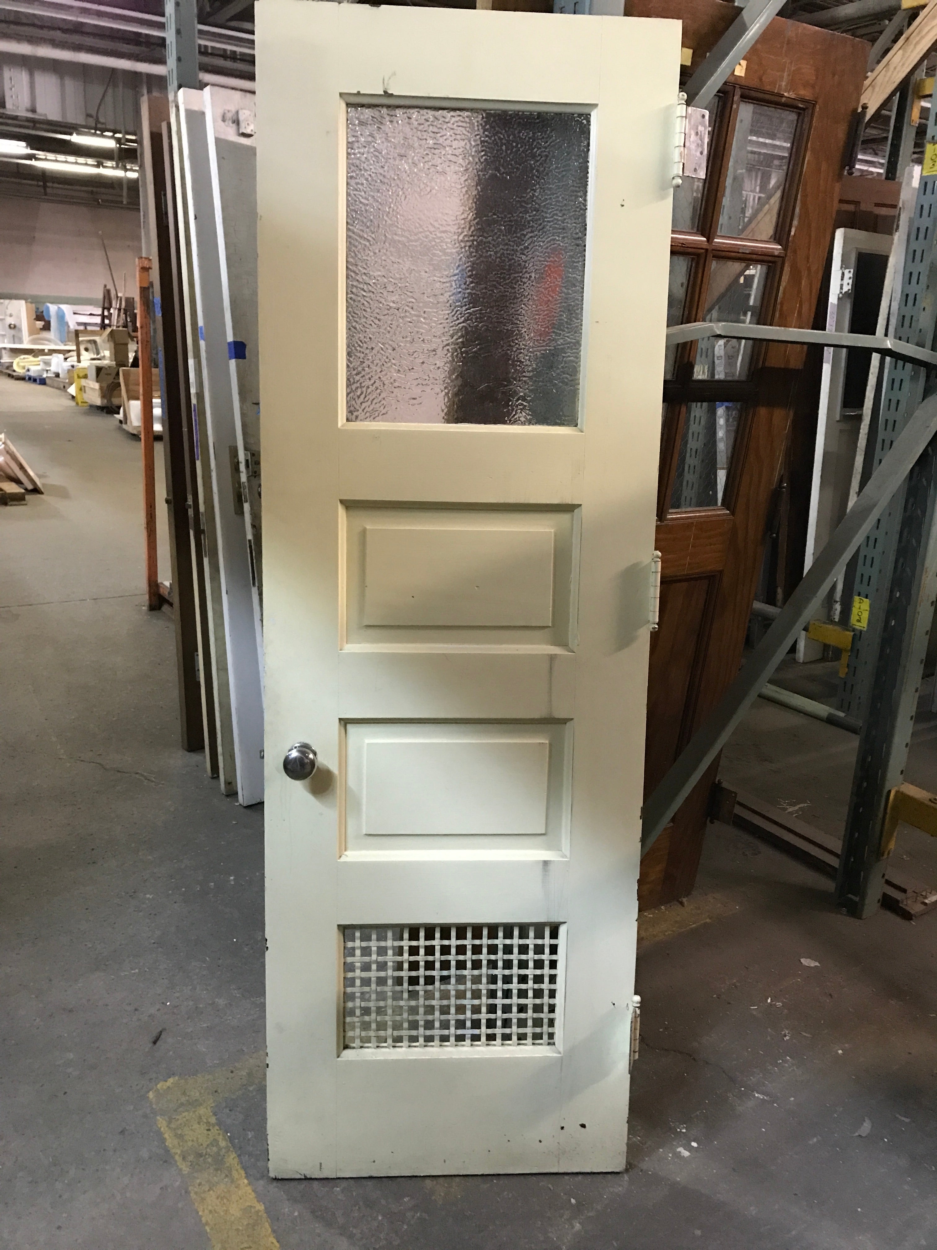 White Vented door obsc glass