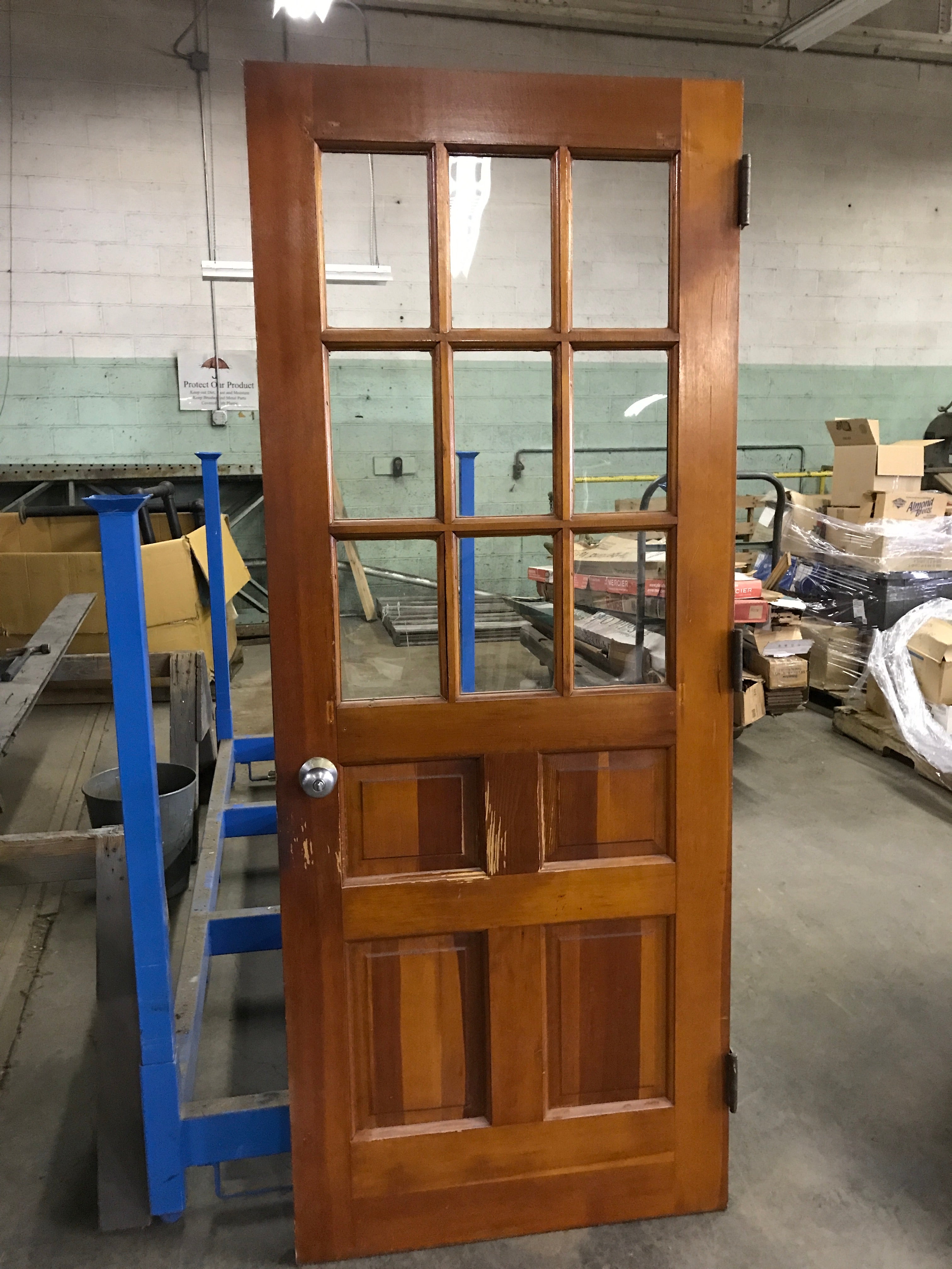 9 lite exterior door