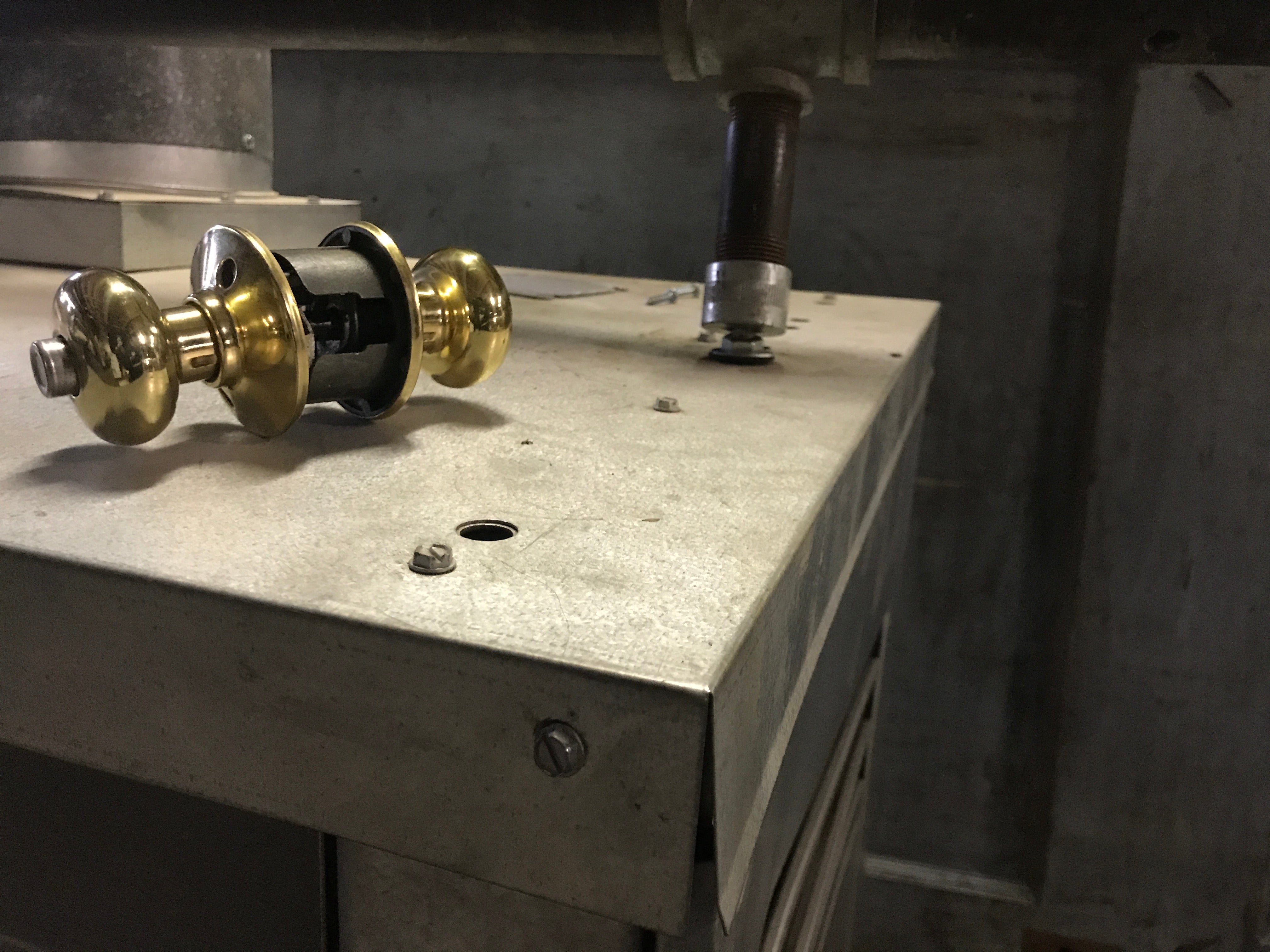 Bed and bath door handle