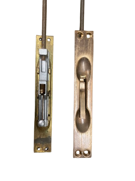 28" Antique Brass Manual Flush Bolt -By Sargent