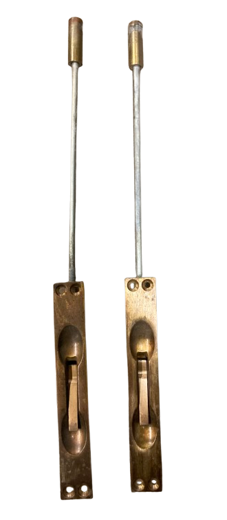 16" Antique Brass Manual Flush Bolt -By Sargent