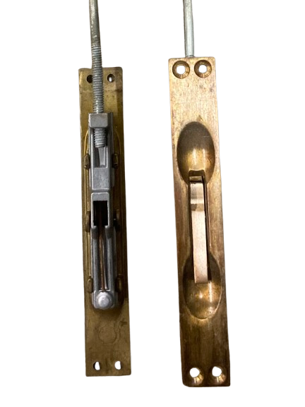 16" Antique Brass Manual Flush Bolt -By Sargent