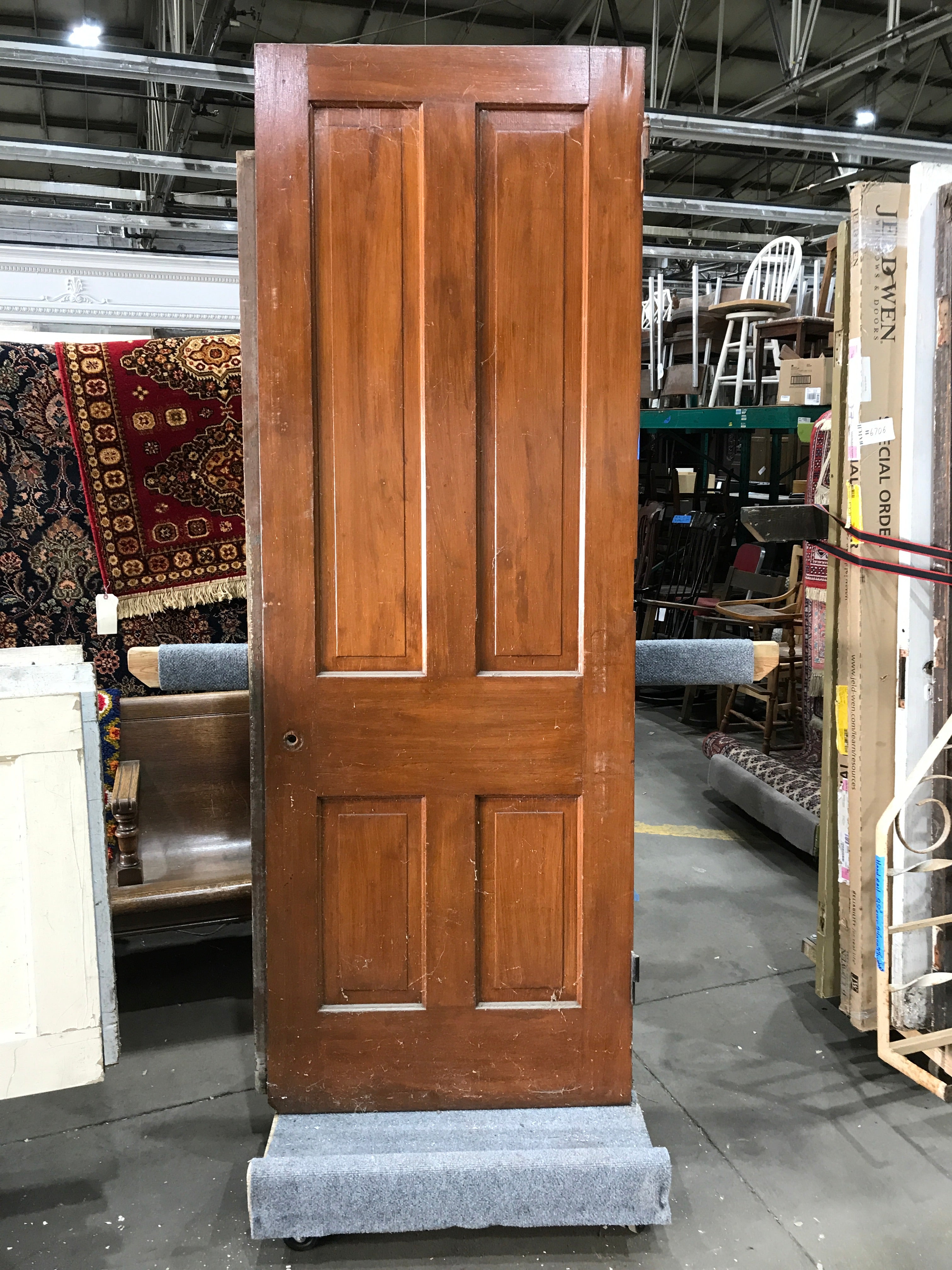 4 Panel Solid Wood Victorian Door