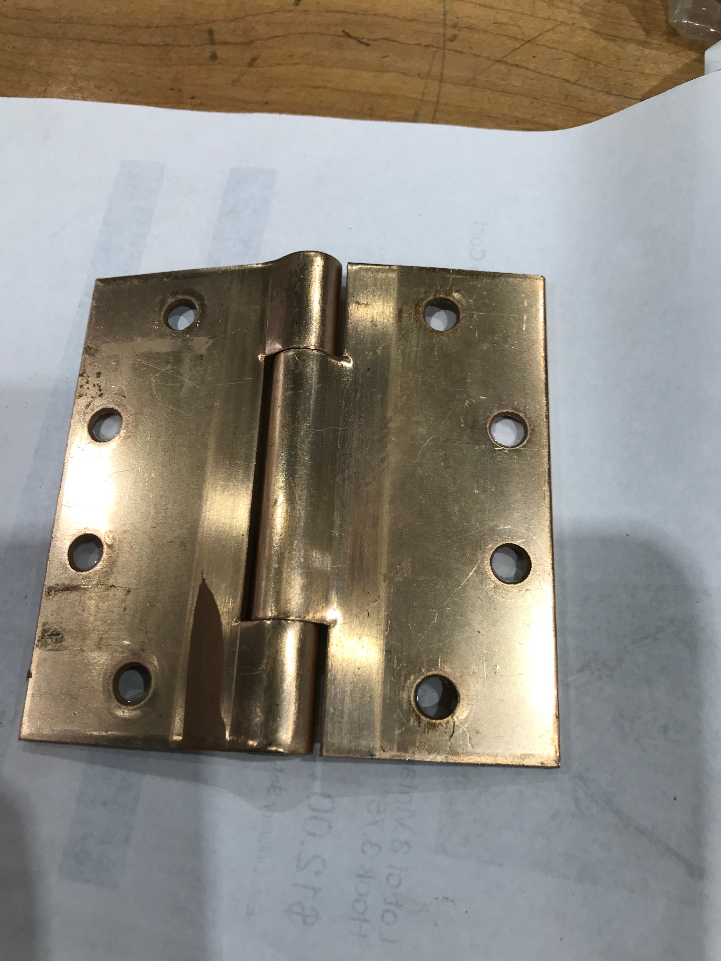 Hager Brass Spring Hinge