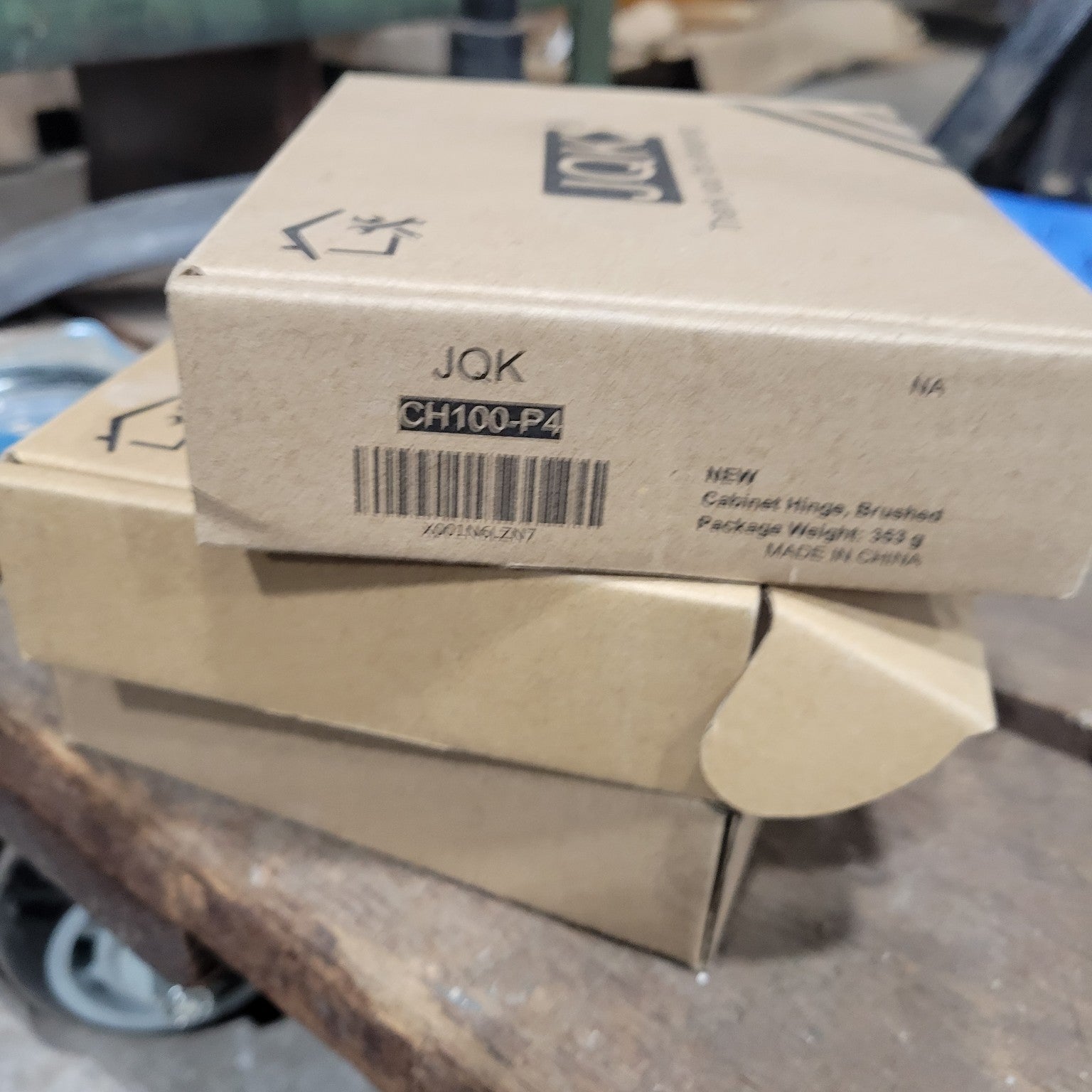 JQK Brushed Cabinet Hinges (Set of 4)