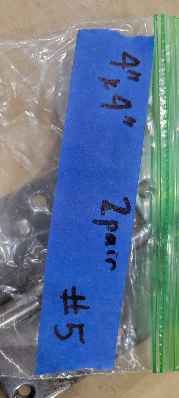 Chrome-Plated Heavy-Duty Door Hinges (Pair)