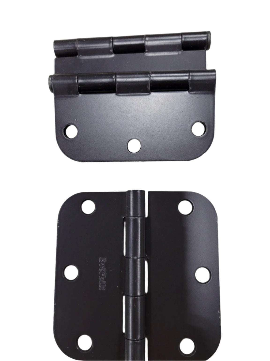 Set of 3 Matte Black Door Hinges