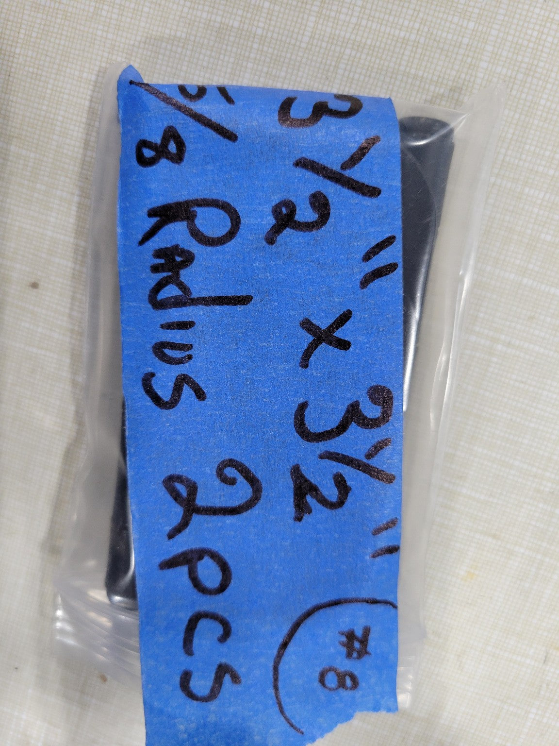 Pair of Matte Black Door Hinges