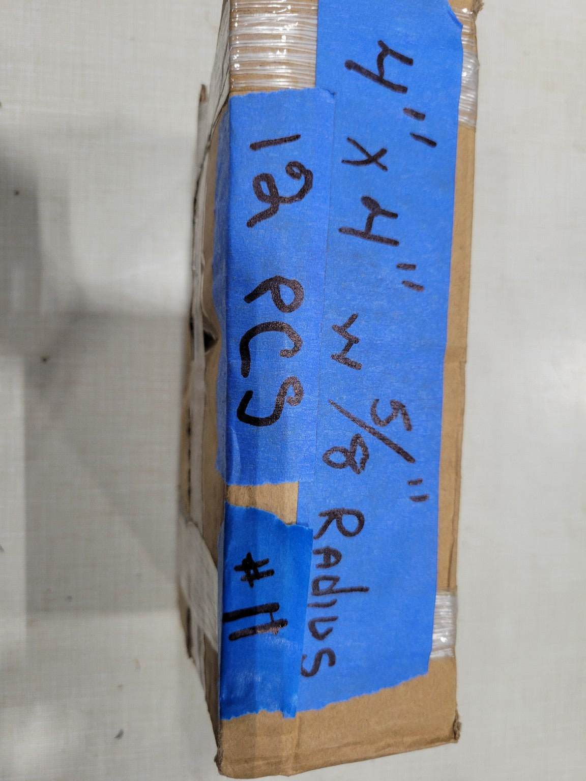 Lot of 12 Matte Black 4" x 4" Door Hinges