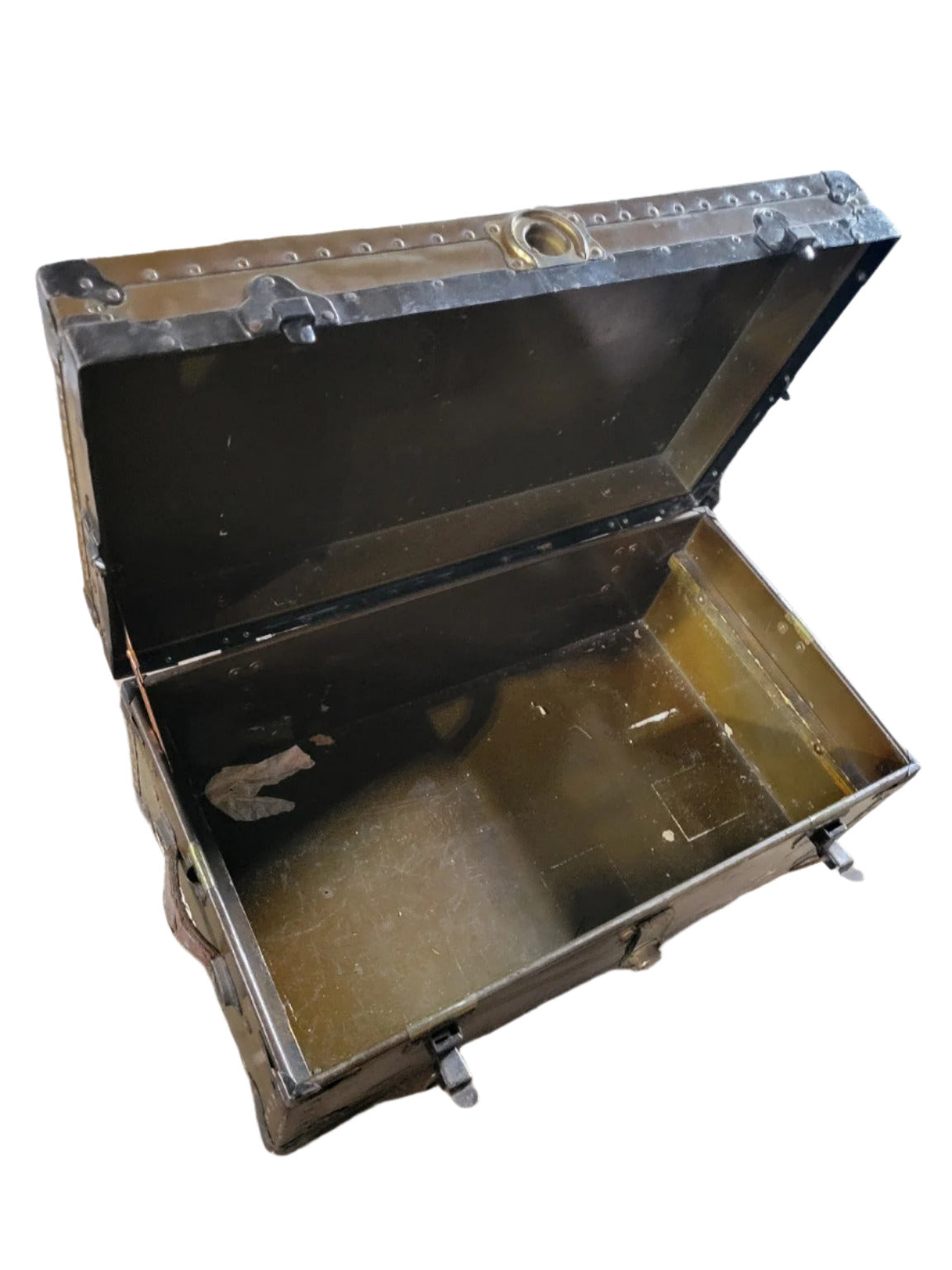 WWII Military Footlocker – Lt. Col. R.S. Jauch, M.C. – Neevel Manufacturing