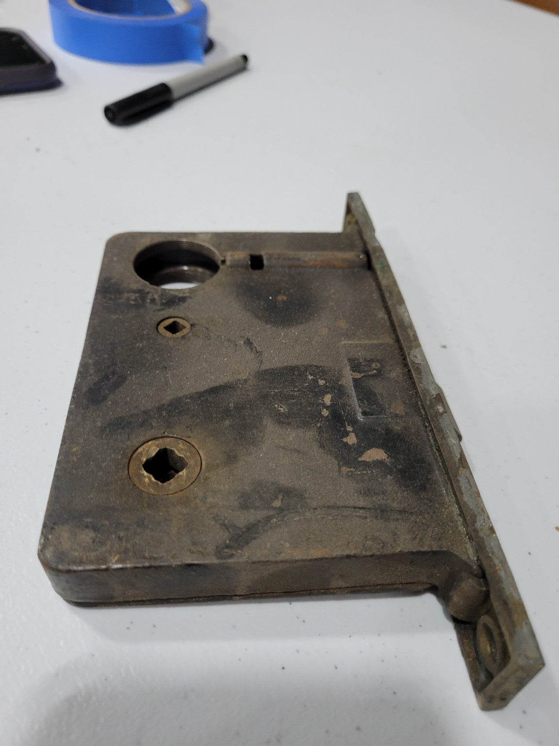 Antique Norwalk Mortise Lockset – 2 ¾" Backset