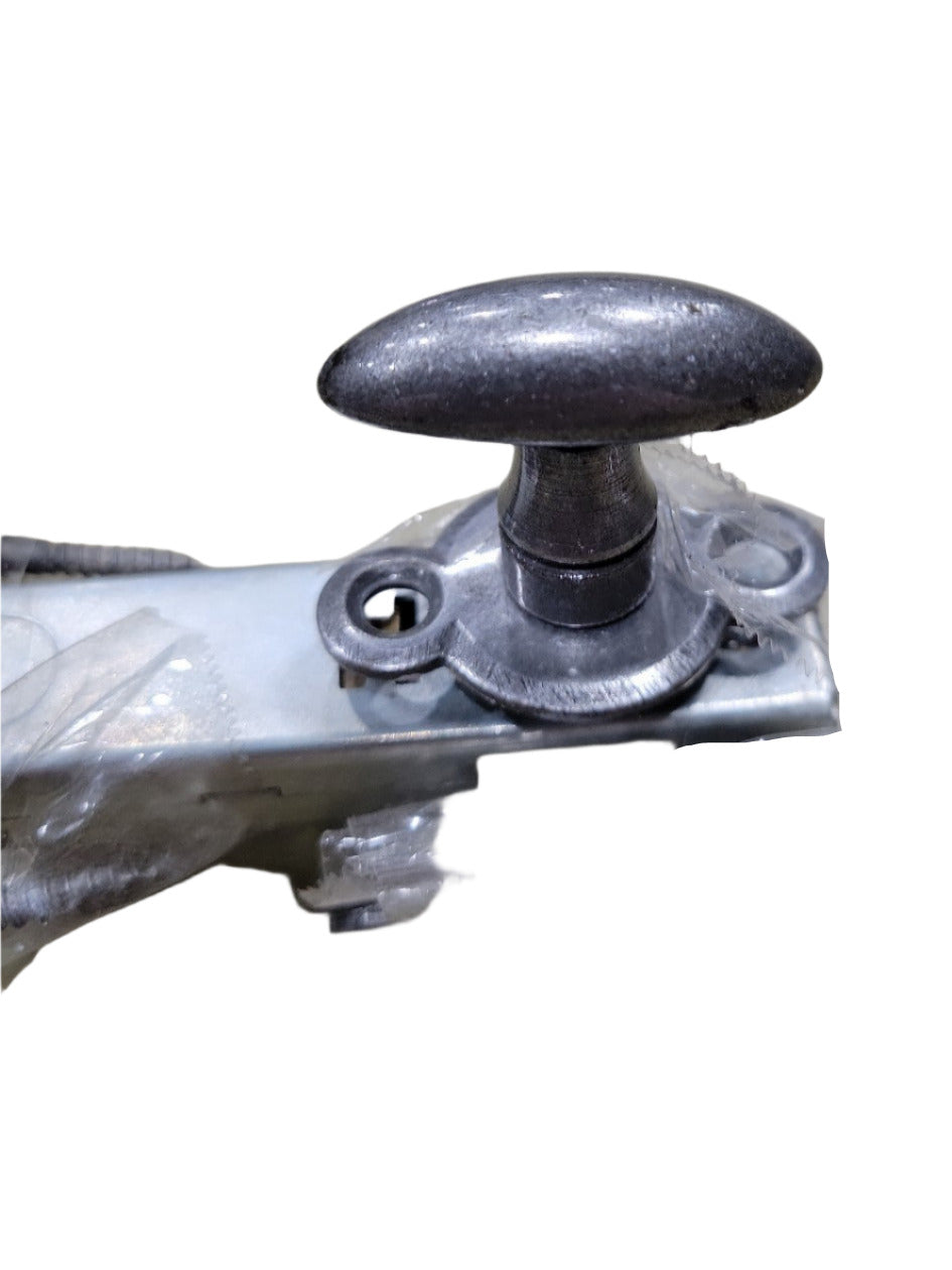 Emtek San Carlos Surface-Mount Thumb Turn Deadbolt – 3 ½" Body, Satin Steel Finish