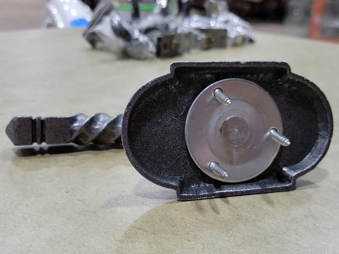 Emtek San Carlos Collection Dummy Lever – Satin Steel Finish