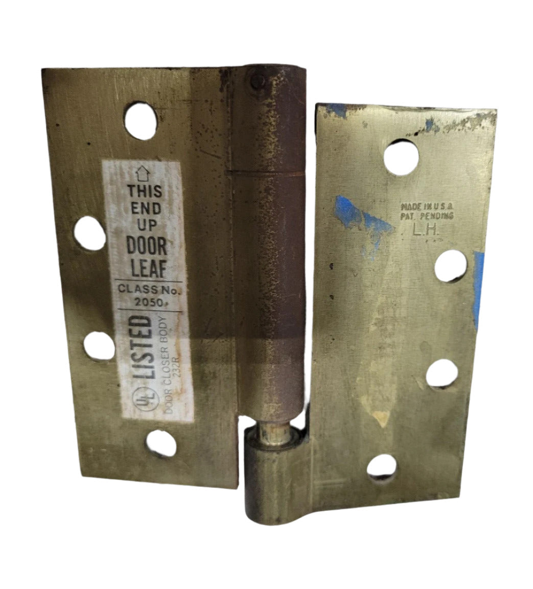 Stanley Brass Spring Hinges – UL Listed Left Handed 4½" (Price Per Each)