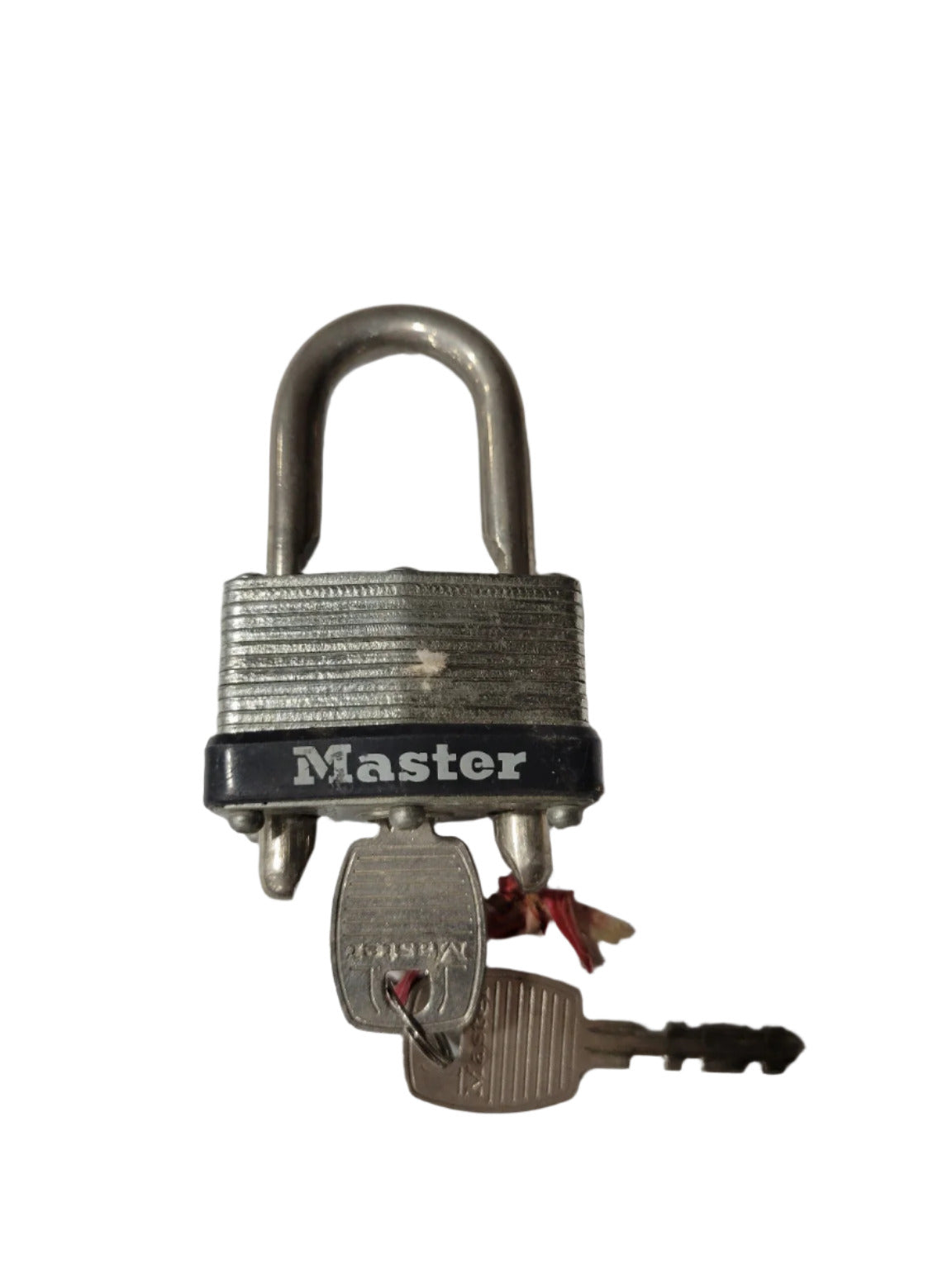 Vintage Master Lock Padlock with Keys – Laminated Steel