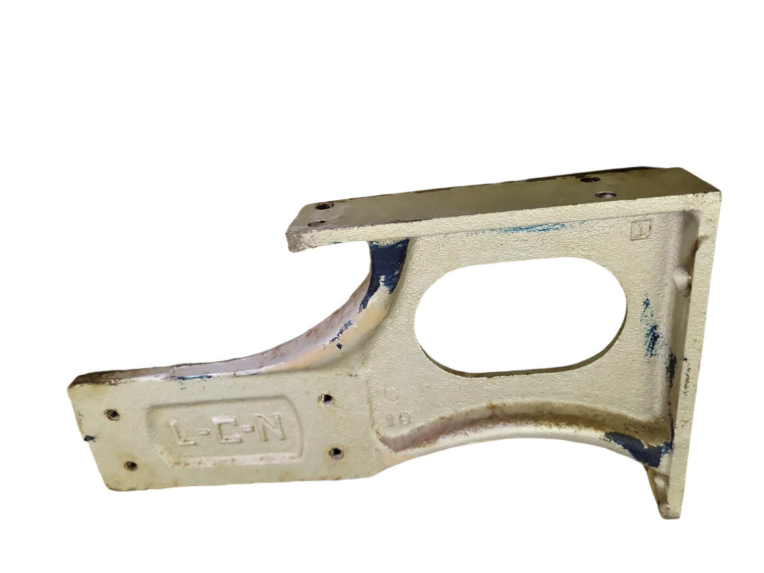 Vintage Industrial Cast Iron Door Closer Mounting Bracket – L.C.N Marked