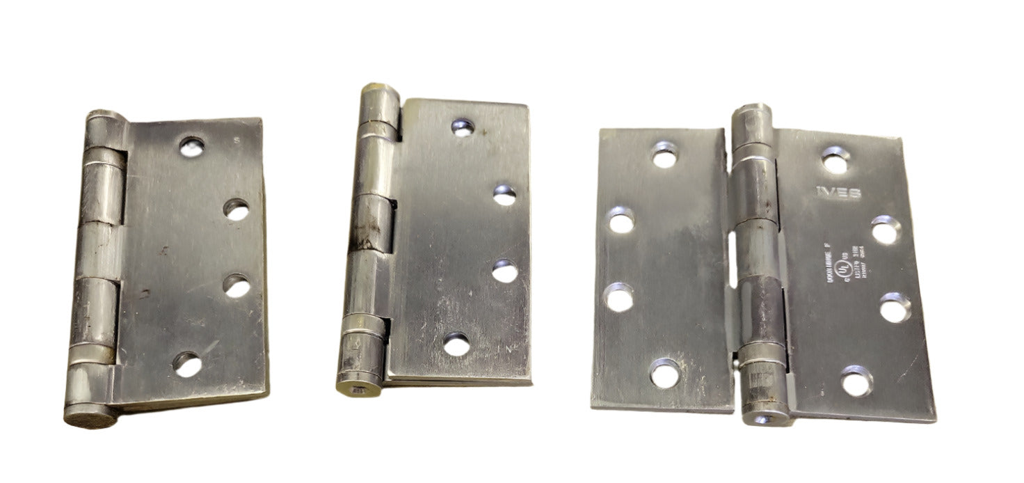 Set of 3 Stainless Steel Door Hinges – Ives Brand