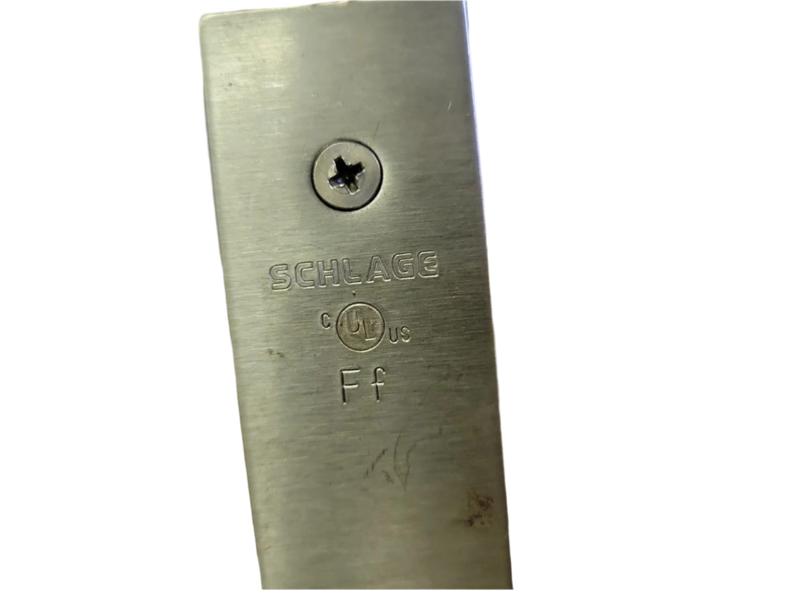 Schlage L Series Electrified Mortise Lockset – Grade 1, Fire Rated, 12V/24V DC, Lever Handles, Schlage #R8458 AS IS