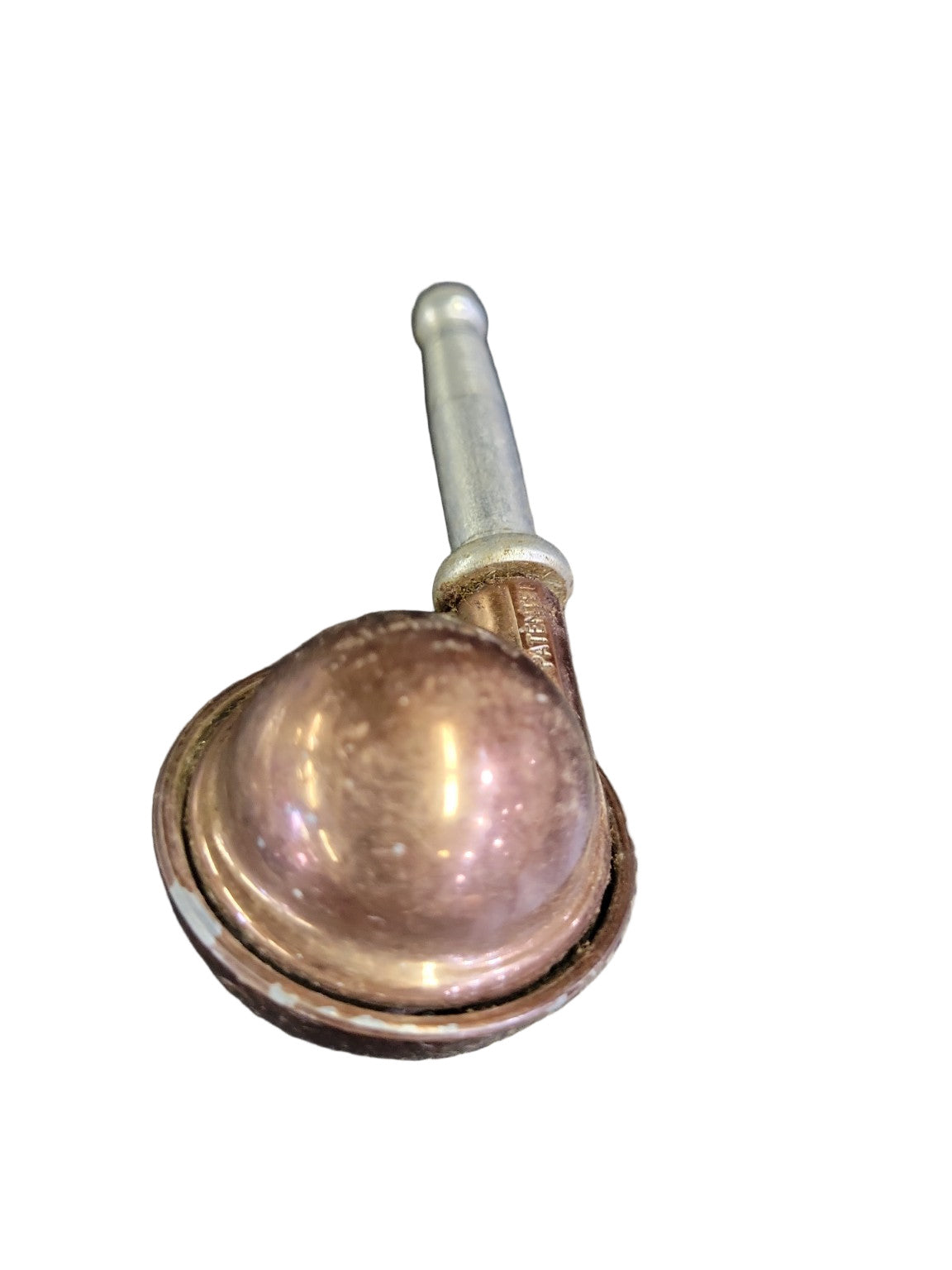 Set of 4 Vintage Brass Furniture Casters – 1 1/2" Wheel, 3" Stem